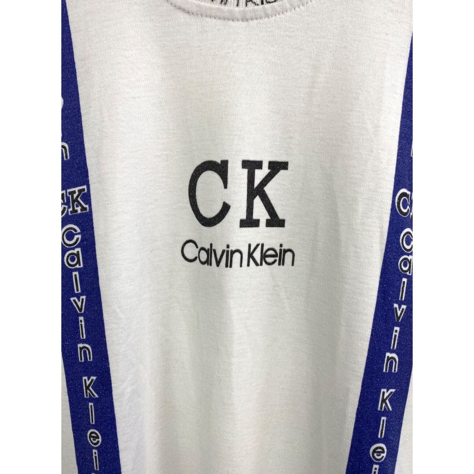 Calvin Klein VINTAGE Calvin Klein T-Shirt Mens 1990s White KS M 90s Art Classic USA Rare Y2K Style Size US M / EU 48-50 / 2 - 6 Thumbnail