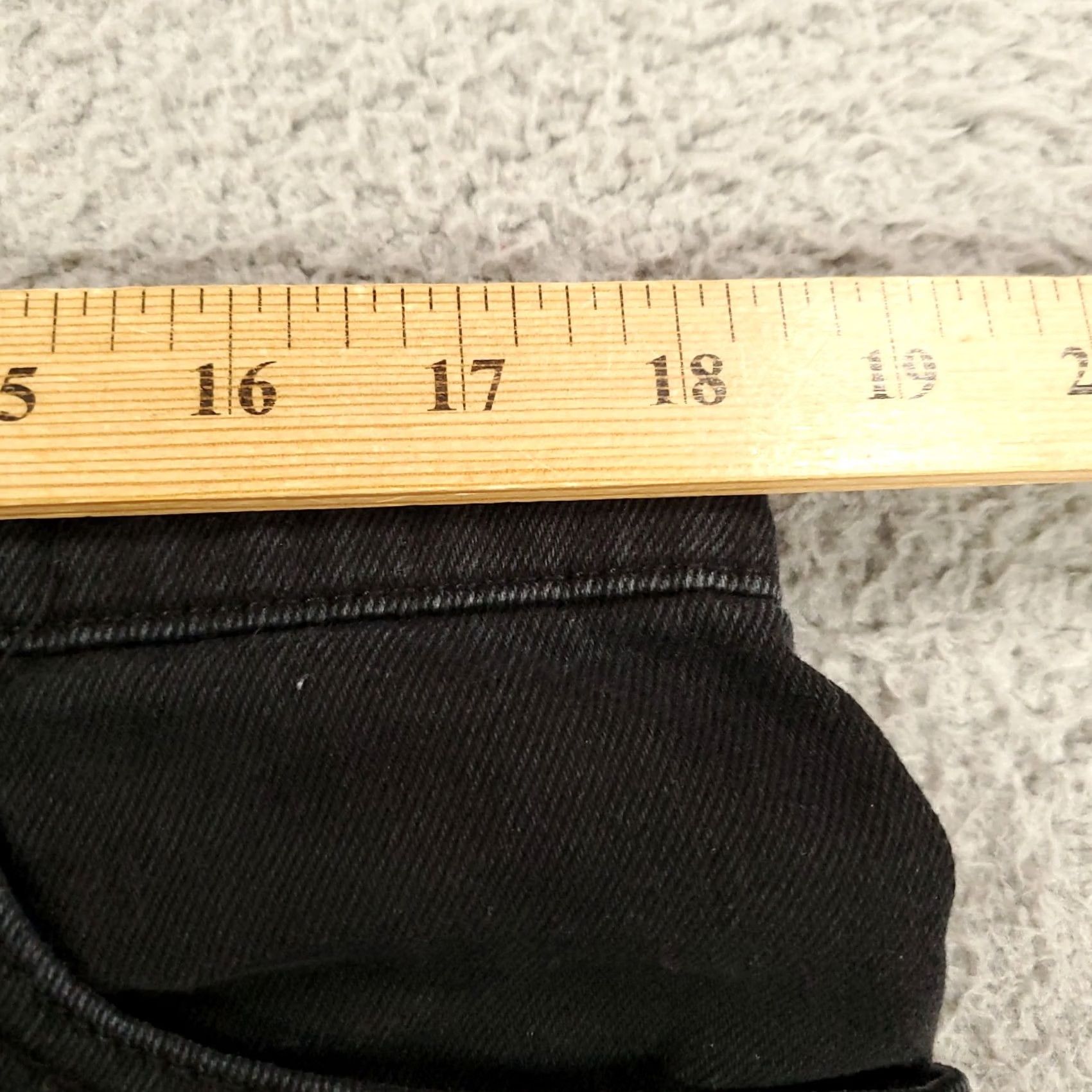 Vintage VINTAGE Lawman Jeans Womens 14 Denim 31in Inseam 5-Pocket Embroidered Studded Black Cotton 90s Western Cowboy Style Straight Travel Womens Size 36" / US 14 / IT 50 - 2 Thumbnail