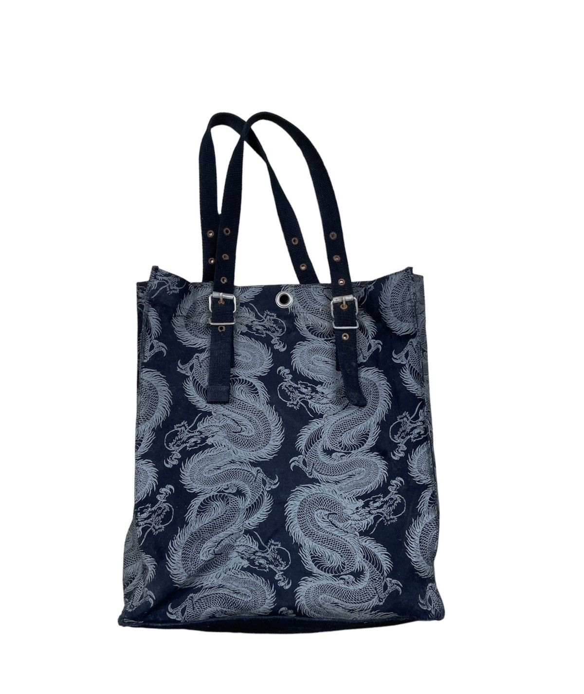 Japanese Brand × Jean Paul Gaultier × Vintage Vintage Sein Company ‘JPG Dragon’ Design Totebag Size ONE SIZE - 8 Thumbnail