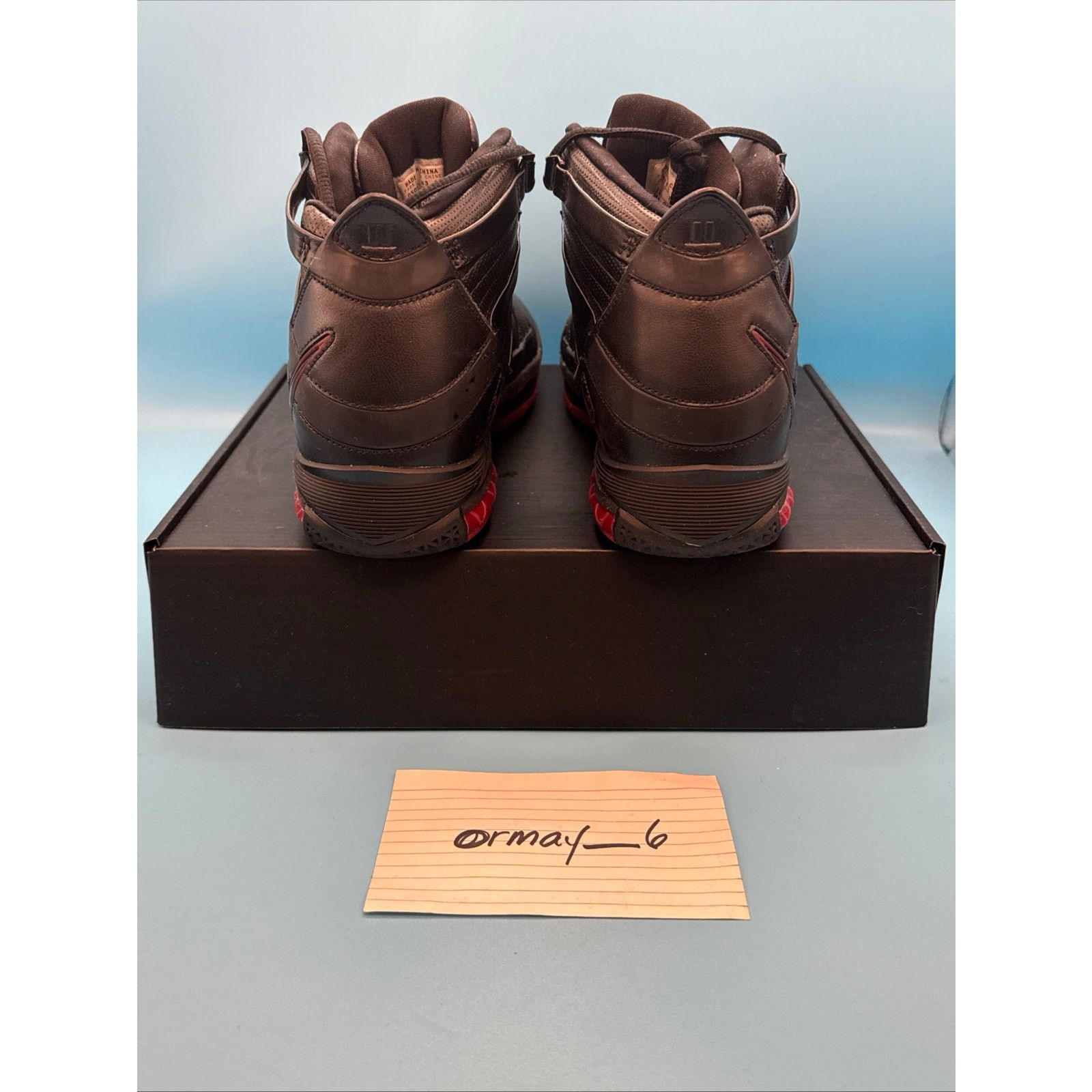 Nike Nike Zoom Lebron III Black Crimson m8 w9.5 Size US 8 / EU 41 - 5 Thumbnail