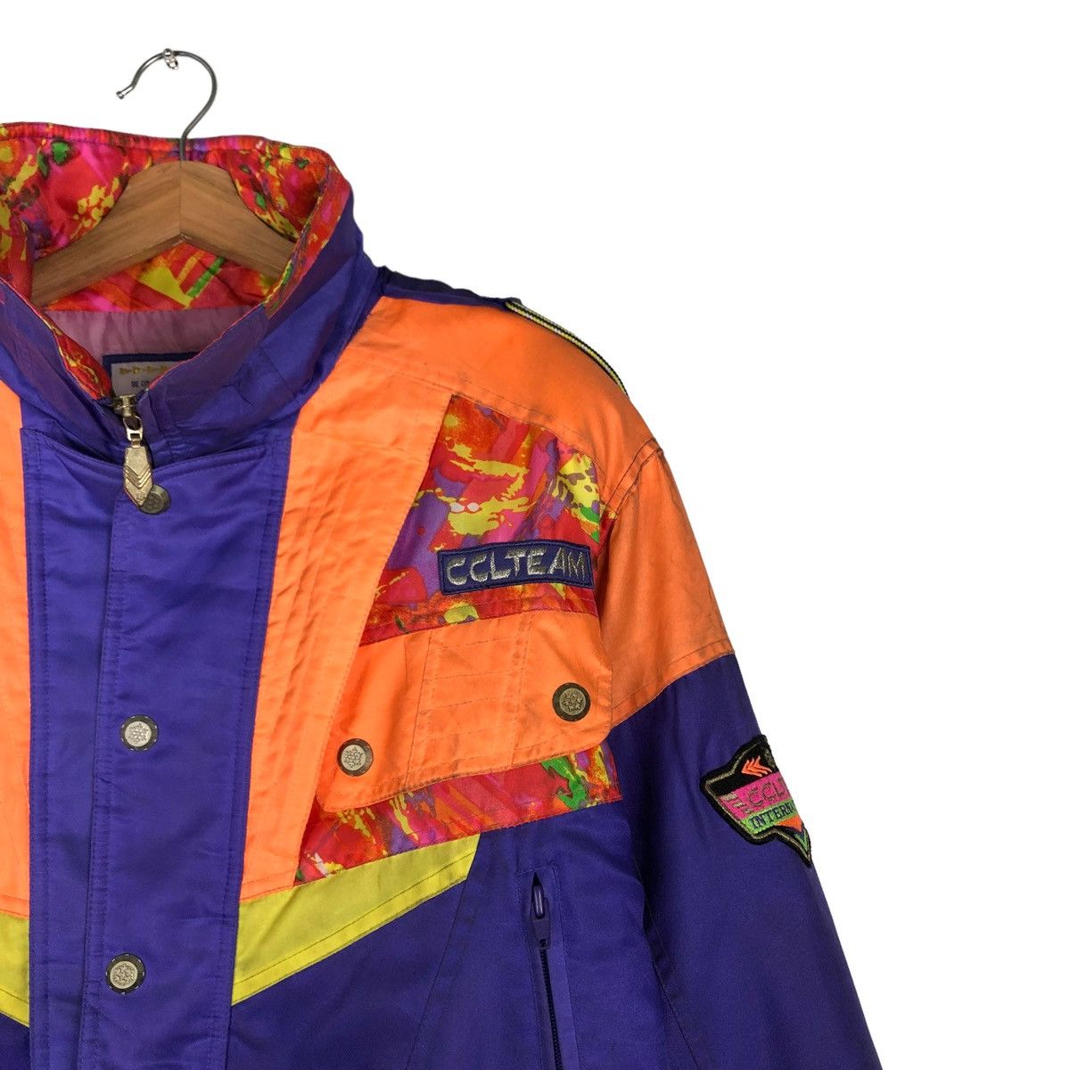 🔥VINTAGE CROPPED SKI JACKET BONDAGE CCLTEAM ISSEY MIYAKE