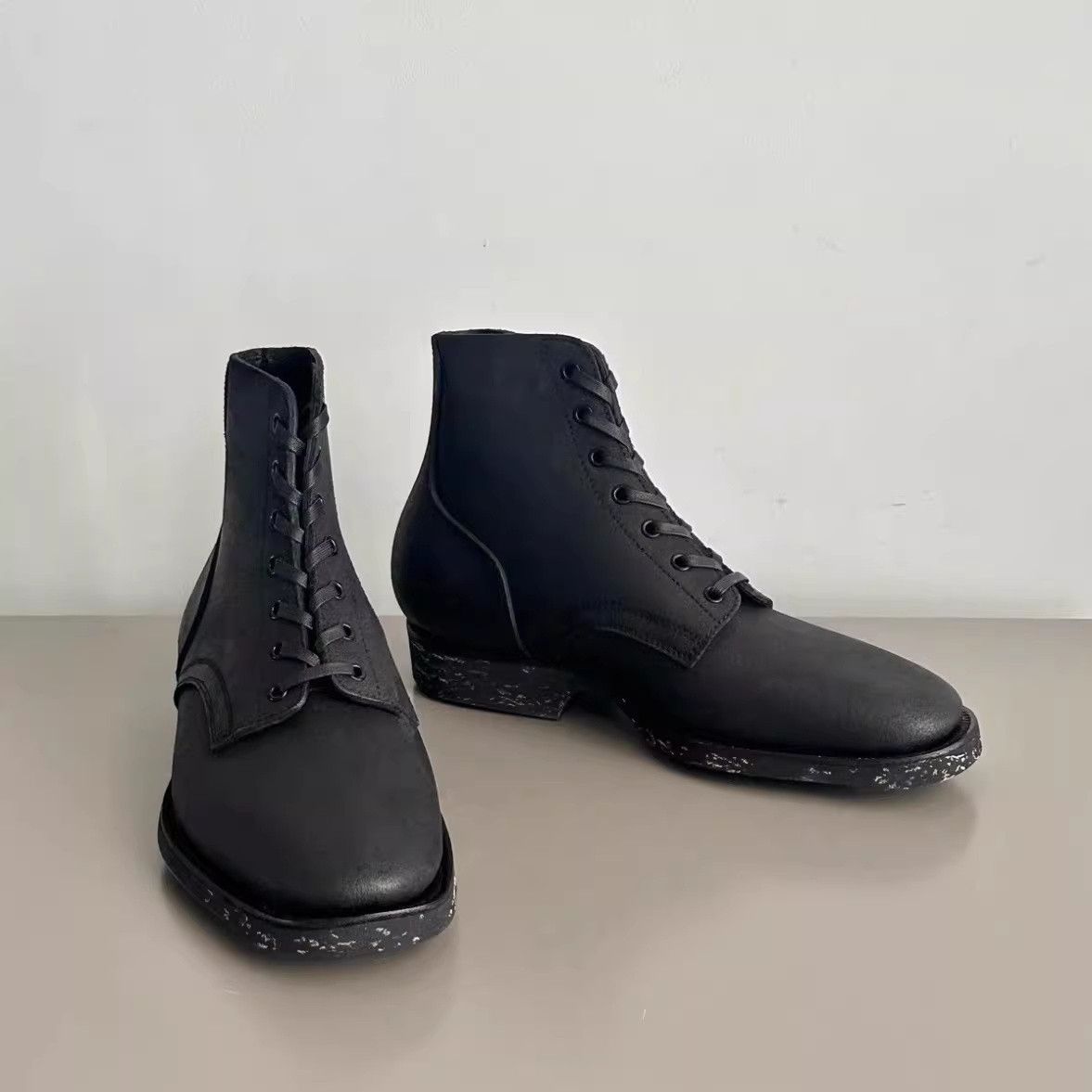Clinch Boots Clinch Yeager Gustave Roughout Cowhide Black Size US 8.5 / EU 41-42 - 3 Thumbnail