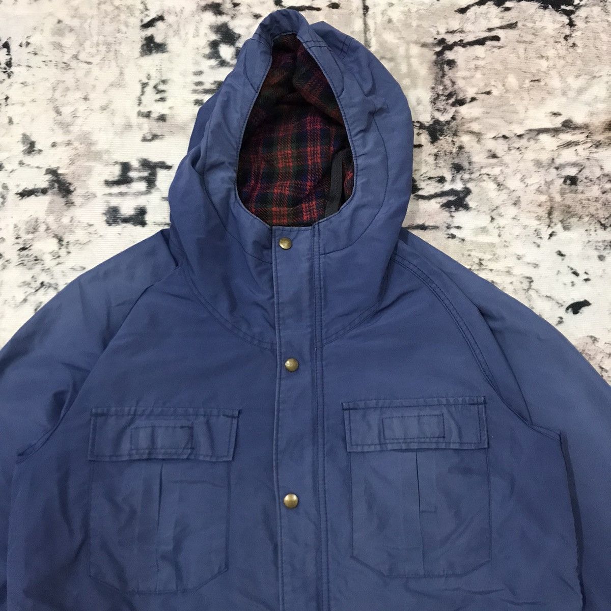 Japanese Brand × Vintage × Wrangler Vintage Wrangler Wool Lined Parka Hunter Jacket Size US L / EU 52-54 / 3 - 2 Thumbnail