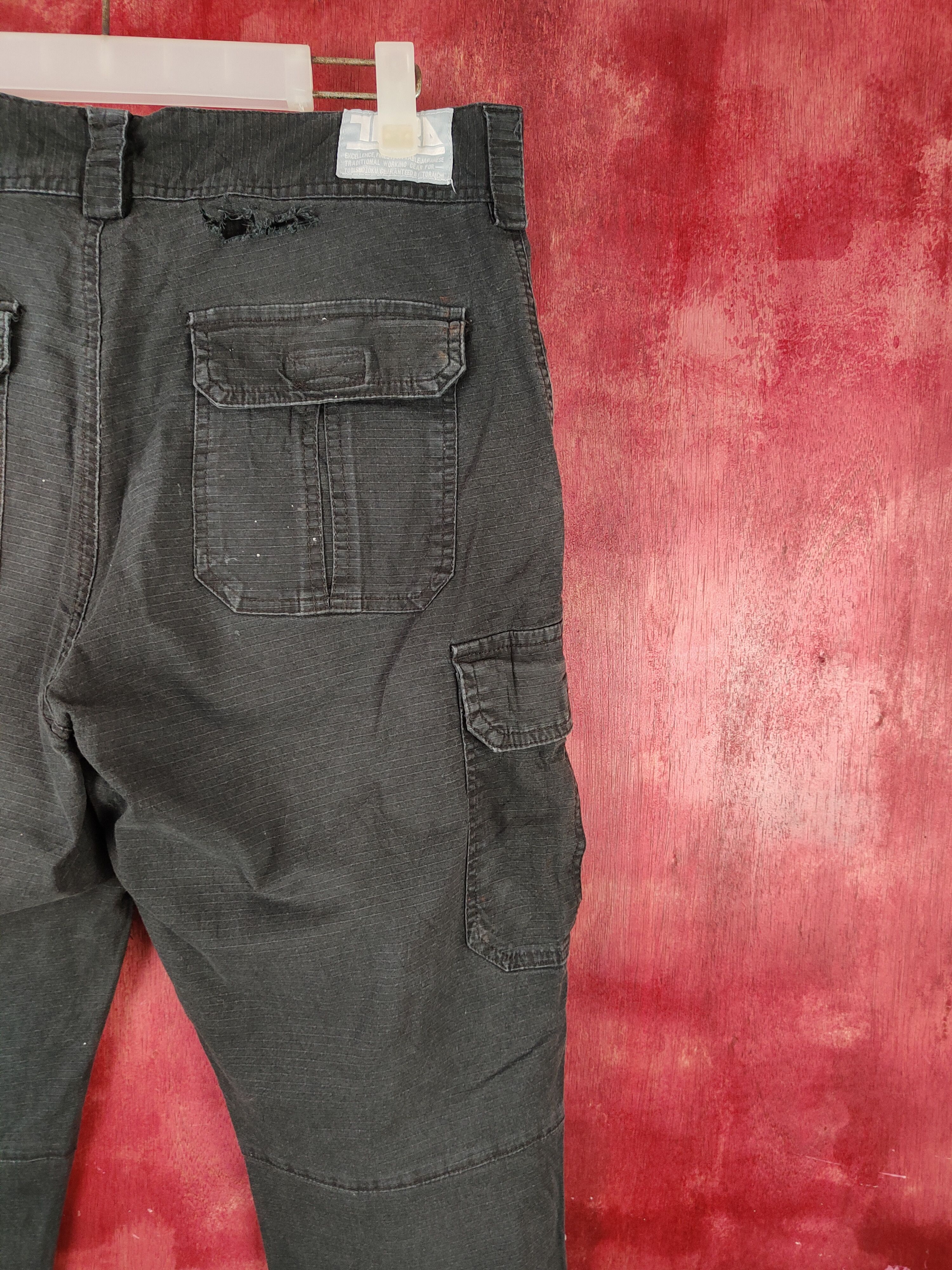 Japanese Brand Toraichi Black Multipocket Tactical Jogger Pants #S1294 Size US 32 / EU 48 - 13 Thumbnail