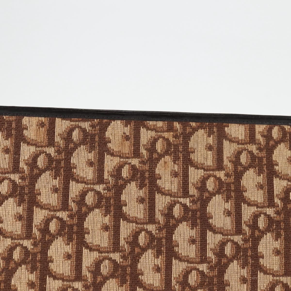 Dior DIOR Trotter Canvas Shoulder Bag Brown Gold Size ONE SIZE - 4 Thumbnail