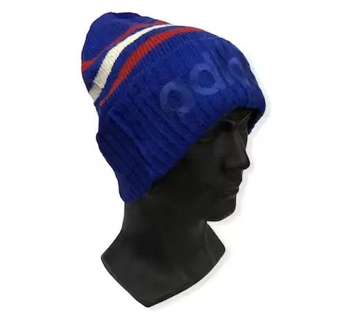Adidas Vintage Adidas Spell Out beanie Hat Size ONE SIZE - 2 Thumbnail