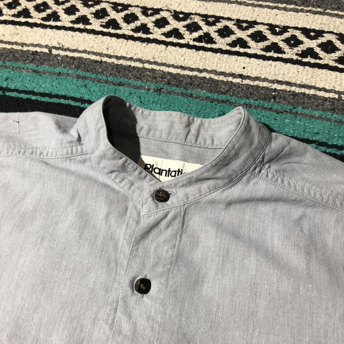 Issey Miyake Plantation Shanghai Boxy Shirt 🥬 Size US M / EU 48-50 / 2 - 5 Thumbnail