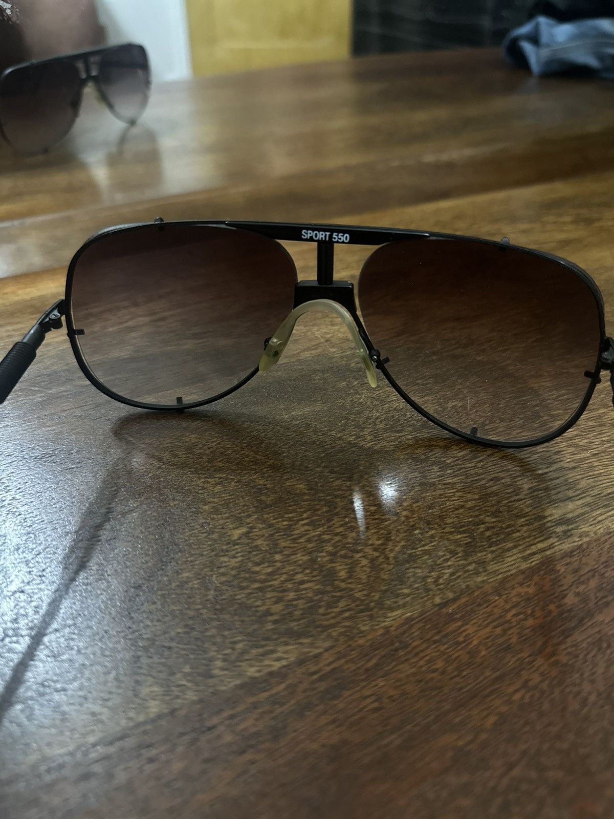 Kanye West Vintage Alitalia Sport 550 Sunglasses *Extremely Rare* Size ONE SIZE - 5 Thumbnail