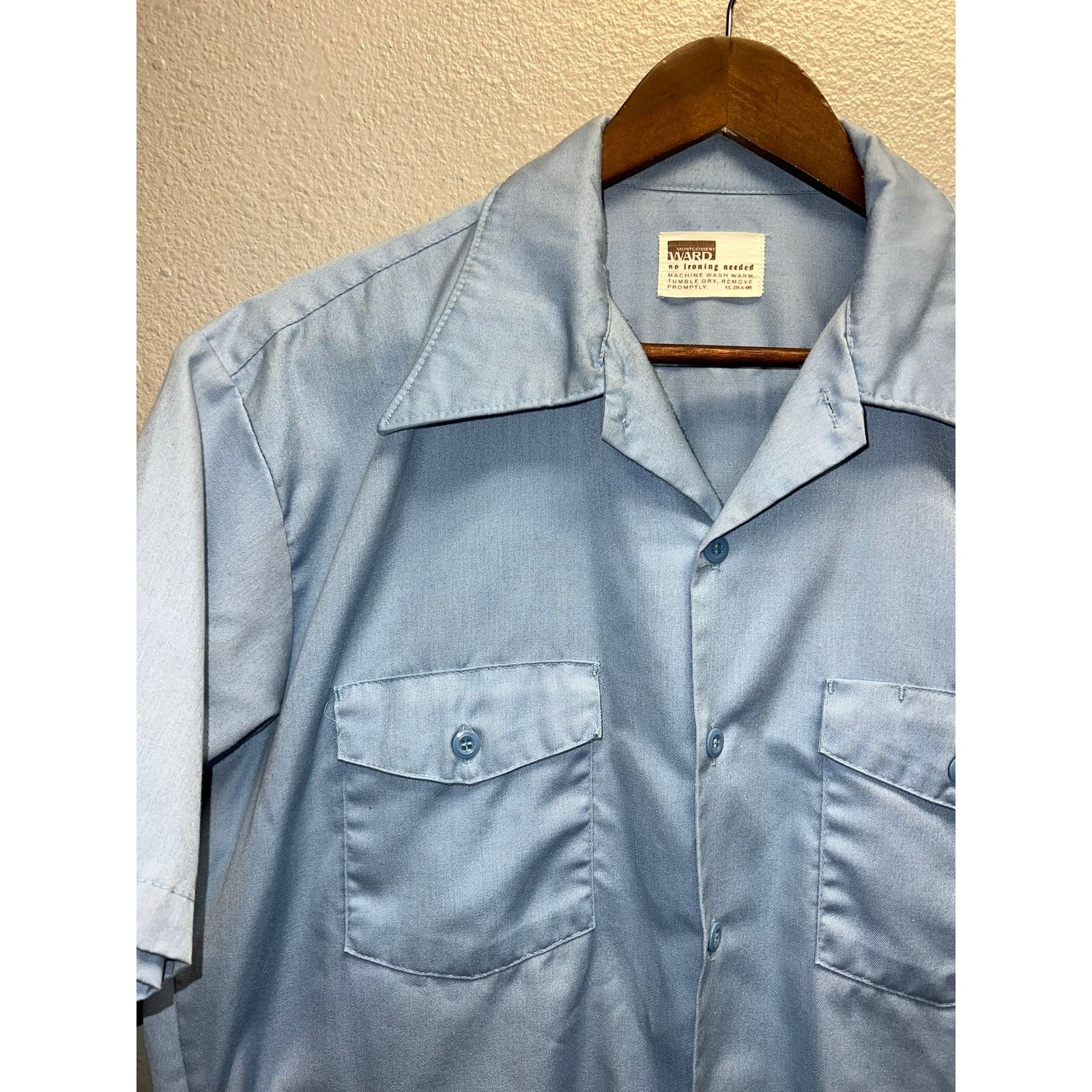 Vintage Vintage Montgomery Ward Fire Department Shirt Trinidad 60s Size US XL / EU 56 / 4 - 2 Thumbnail