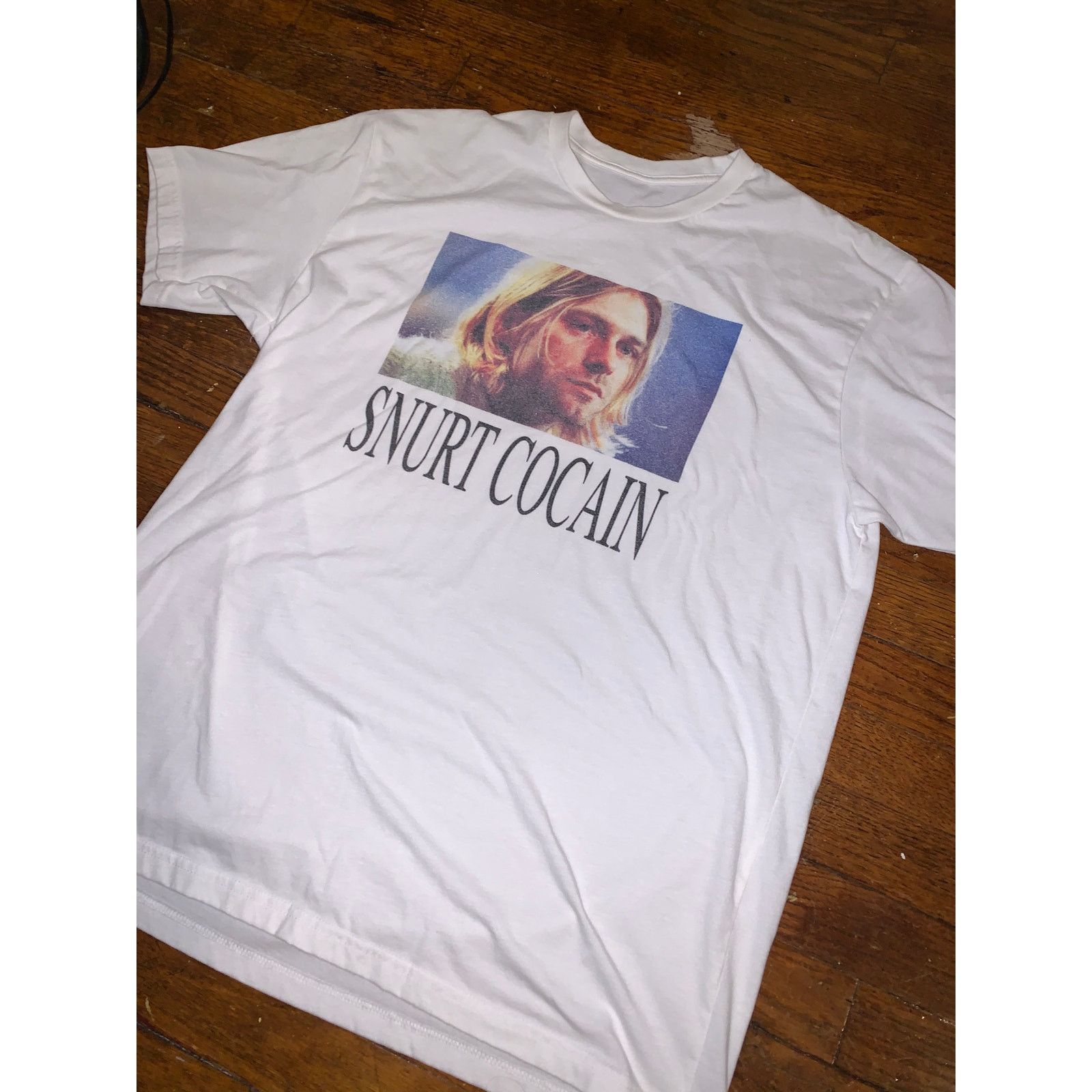 Other Snurt Cocain Parody T Shirt XL Black Graphic Tee 1 of 1 Size US XL / EU 56 / 4 - 2 Thumbnail