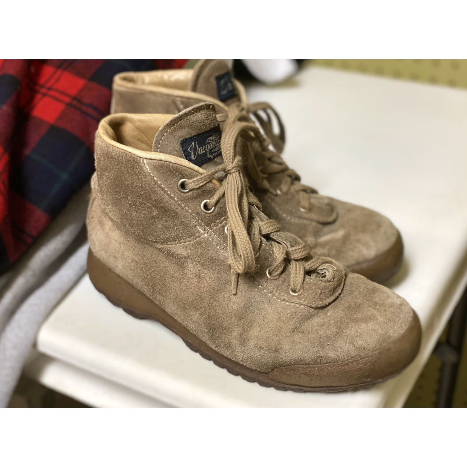 Vasque Vasque Women’s Hiking Boots Size 7 M Light Brown Cowhide Leather 7546 Italy Boots Mens Womens Girls Boys Size US 7 / IT 37 - 2 Thumbnail