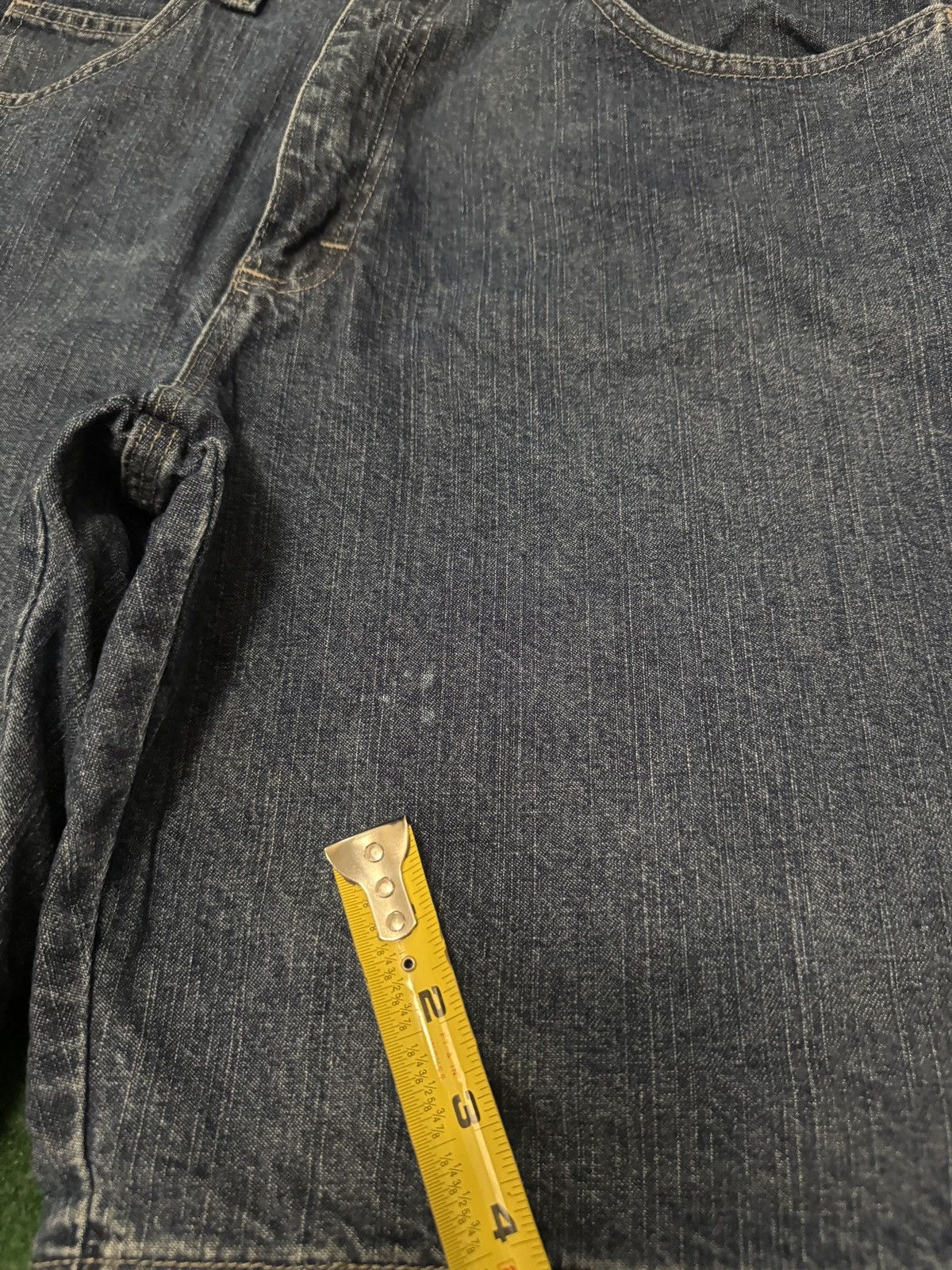 Wrangler Y2K Carpenter Baggy Jorts Hip Hop Grunge Skater Denim Short Size US 34 / EU 50 - 8 Thumbnail