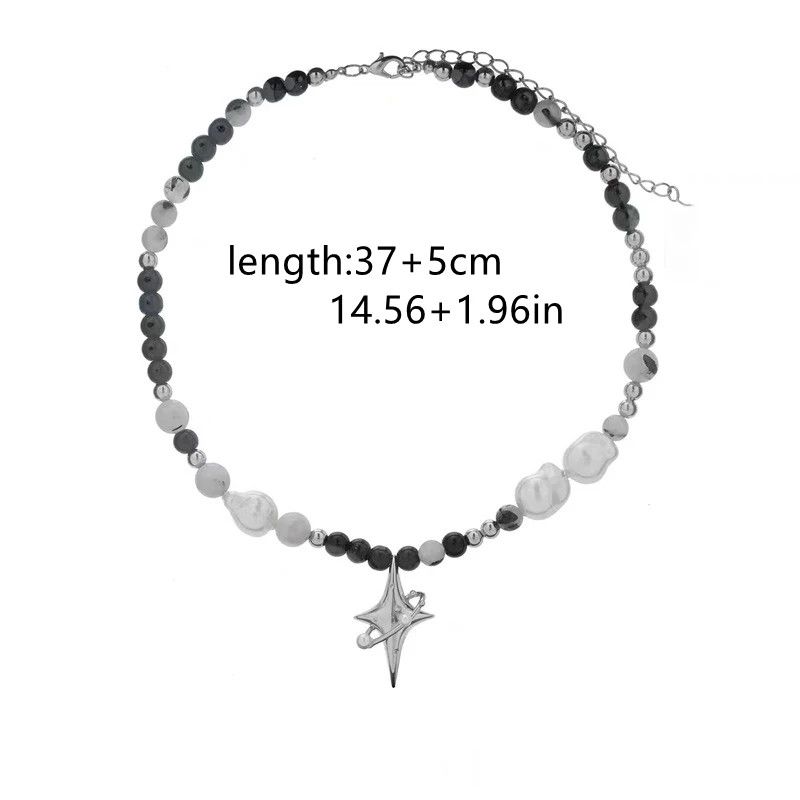 Jewelry Imitation Pearl Star Pendant Necklaces Size ONE SIZE - 2 Thumbnail