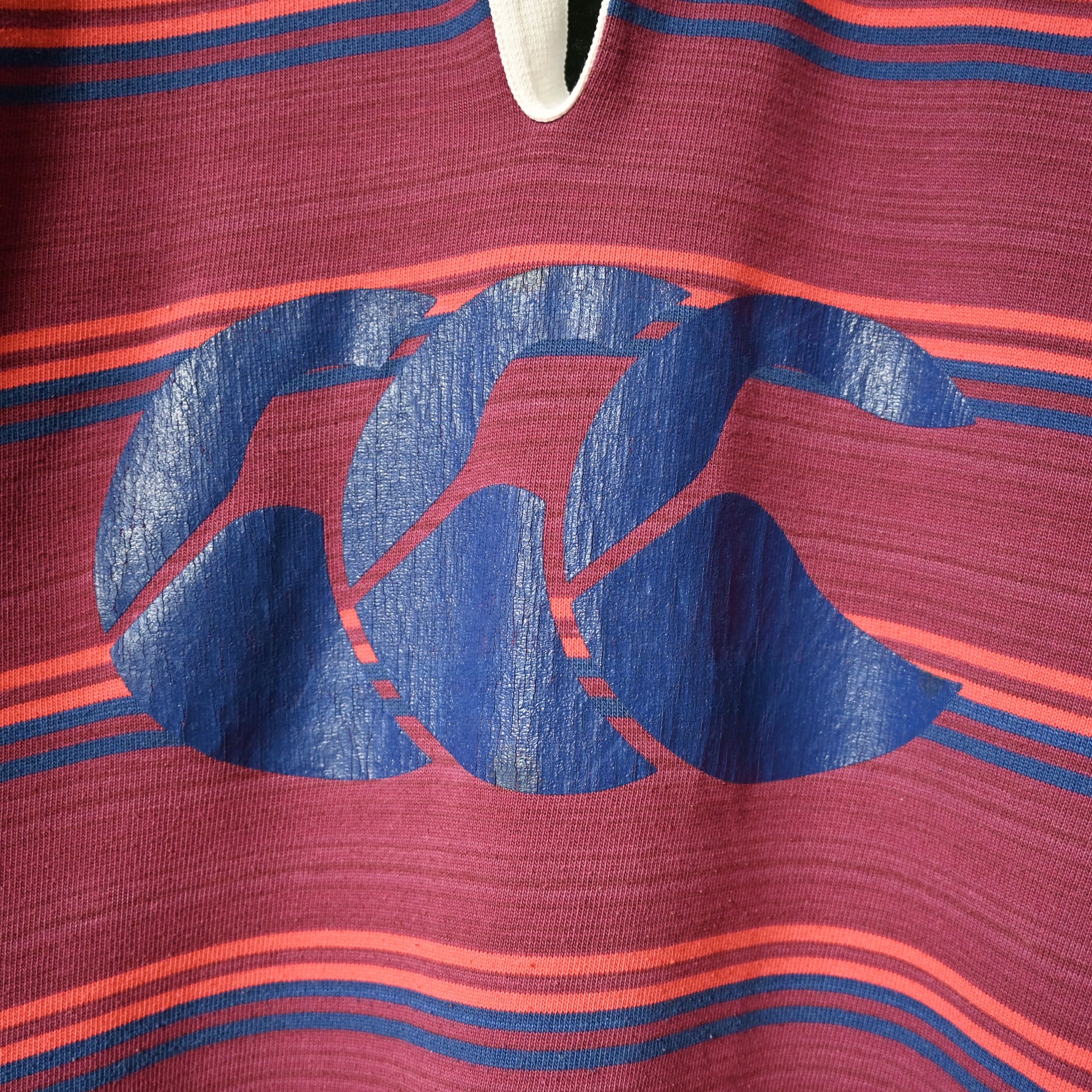 Canterbury of New Zealand VTG 1990s Canterbury Of New Zealand crazy stripe rugbyshirt Size US M / EU 48-50 / 2 - 10 Thumbnail