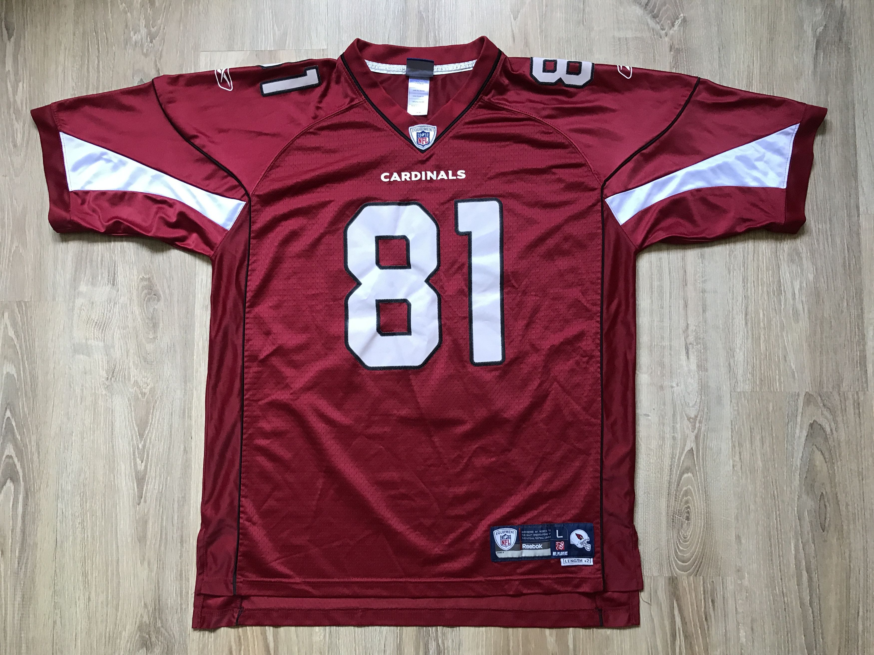 NFL × Reebok × Vintage Reebok NFL Arizona Cardinals Anquan Boldin #81Jersey Size US L / EU 52-54 / 3 - 1 Thumbnail