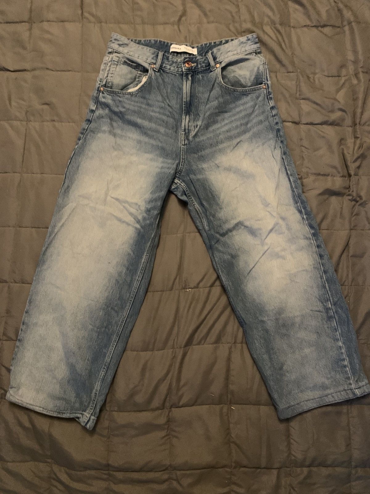 Bershka Bershka Jeans Blue Size US 34 / EU 50 - 1 Thumbnail