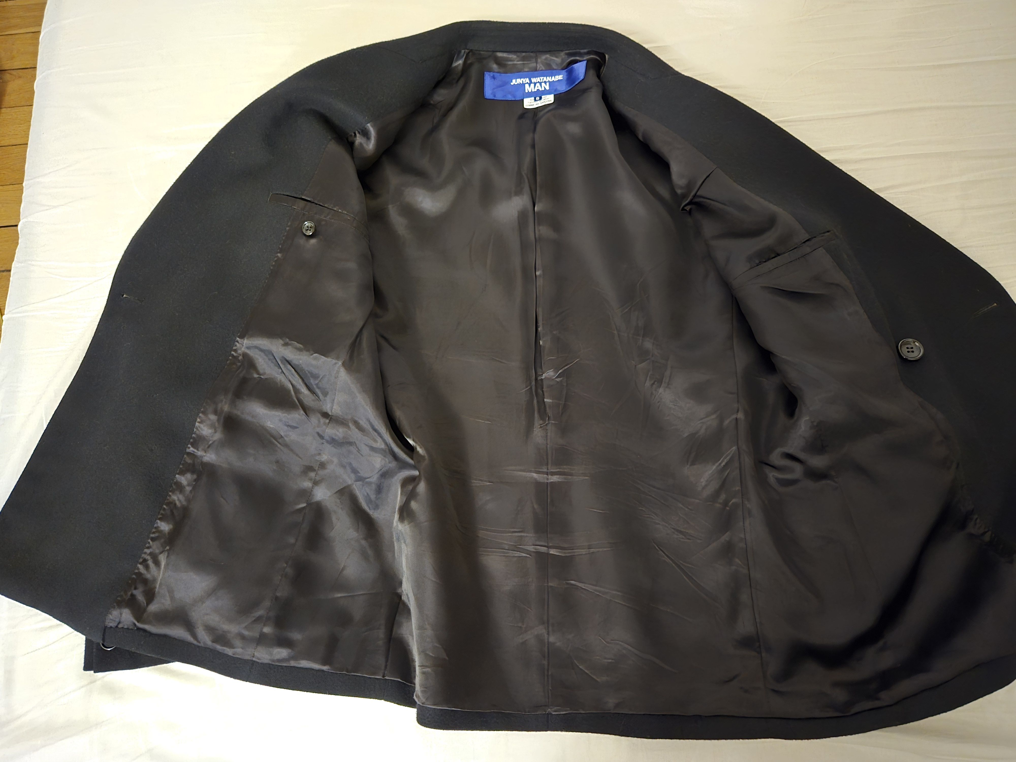 Junya Watanabe FW23 Beaver Cloth Double Breasted Oversized Jacket Size US S / EU 44-46 / 1 - 4 Thumbnail