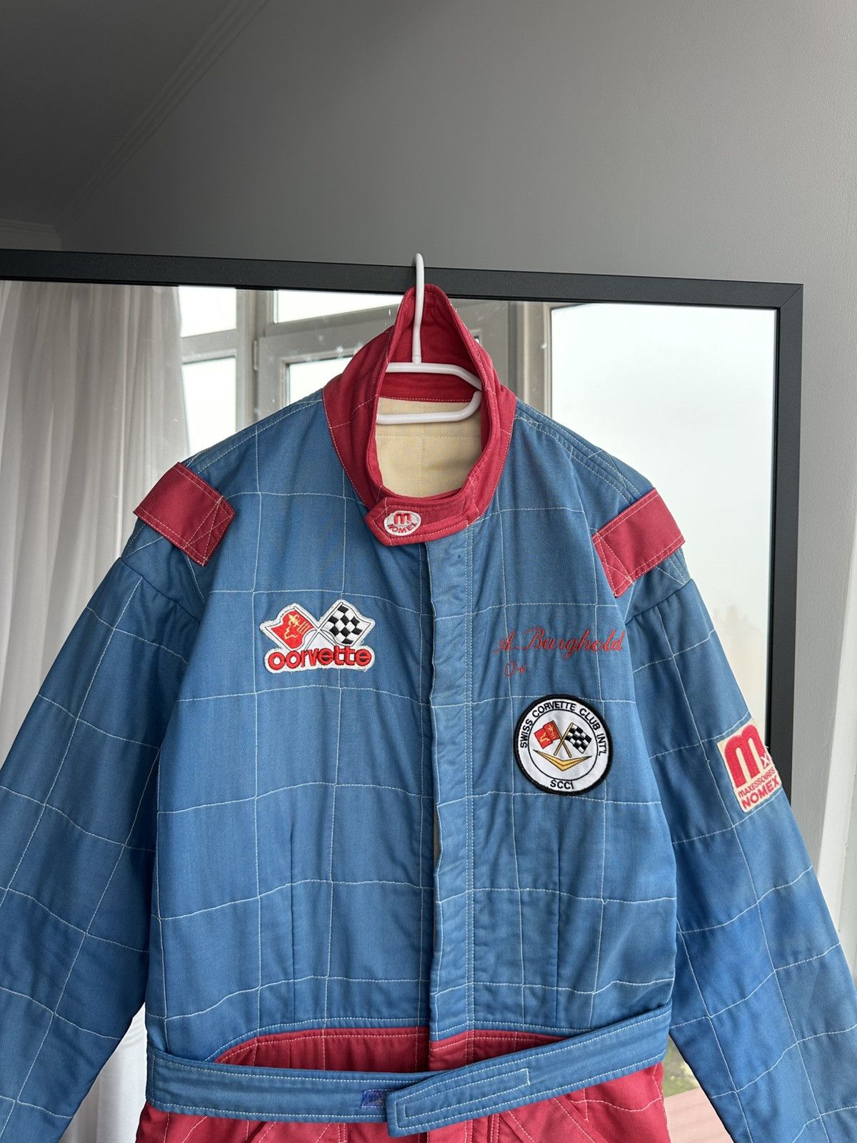 Vintage Vintage NOMEX Racing Suit Maxessoire Swiss Corvette Club Size US 38 / EU 54 - 3 Thumbnail