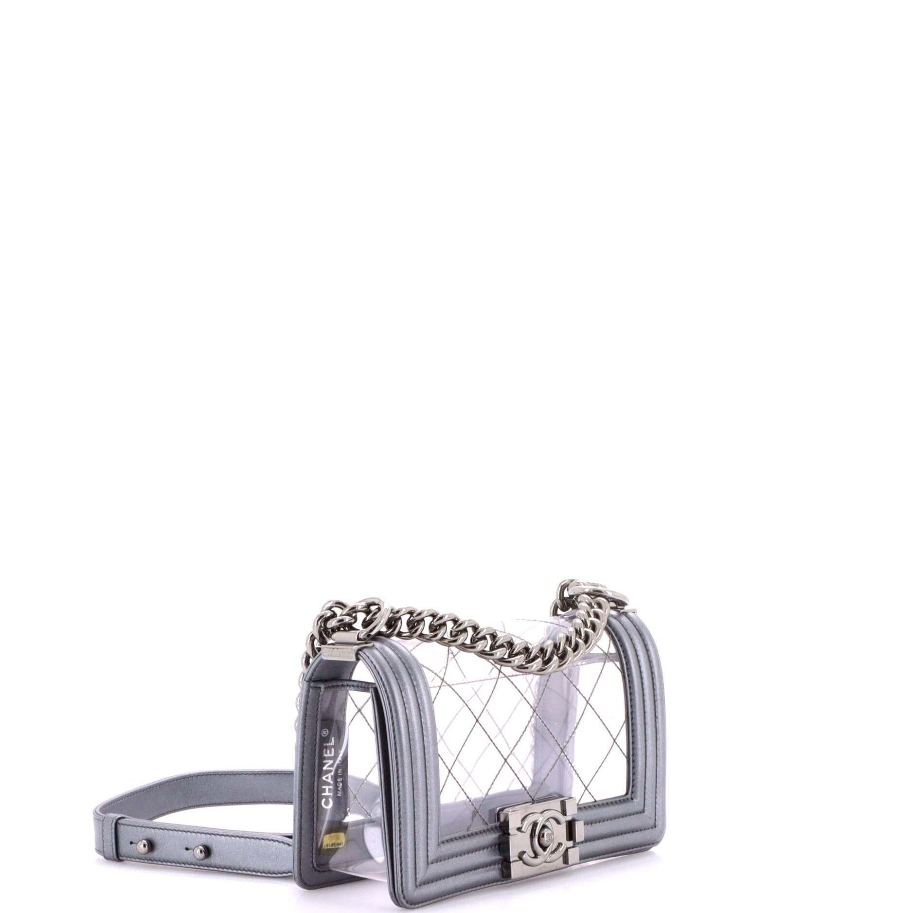 Chanel Boy Flap Bag Quilted PVC and Calfskin Small Size ONE SIZE - 1 Thumbnail