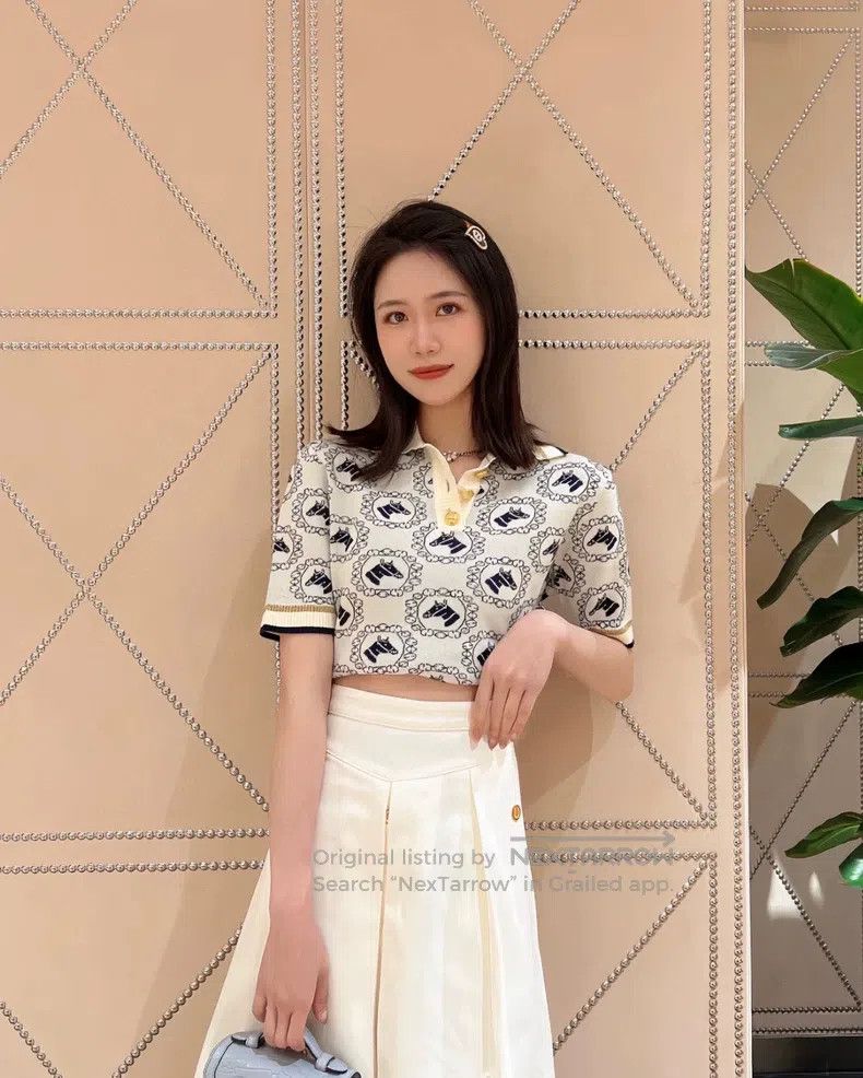 Gucci Gucci Animal pattern knitted short-sleeved polo shirt Size S / US 4 / IT 40 - 8 Thumbnail