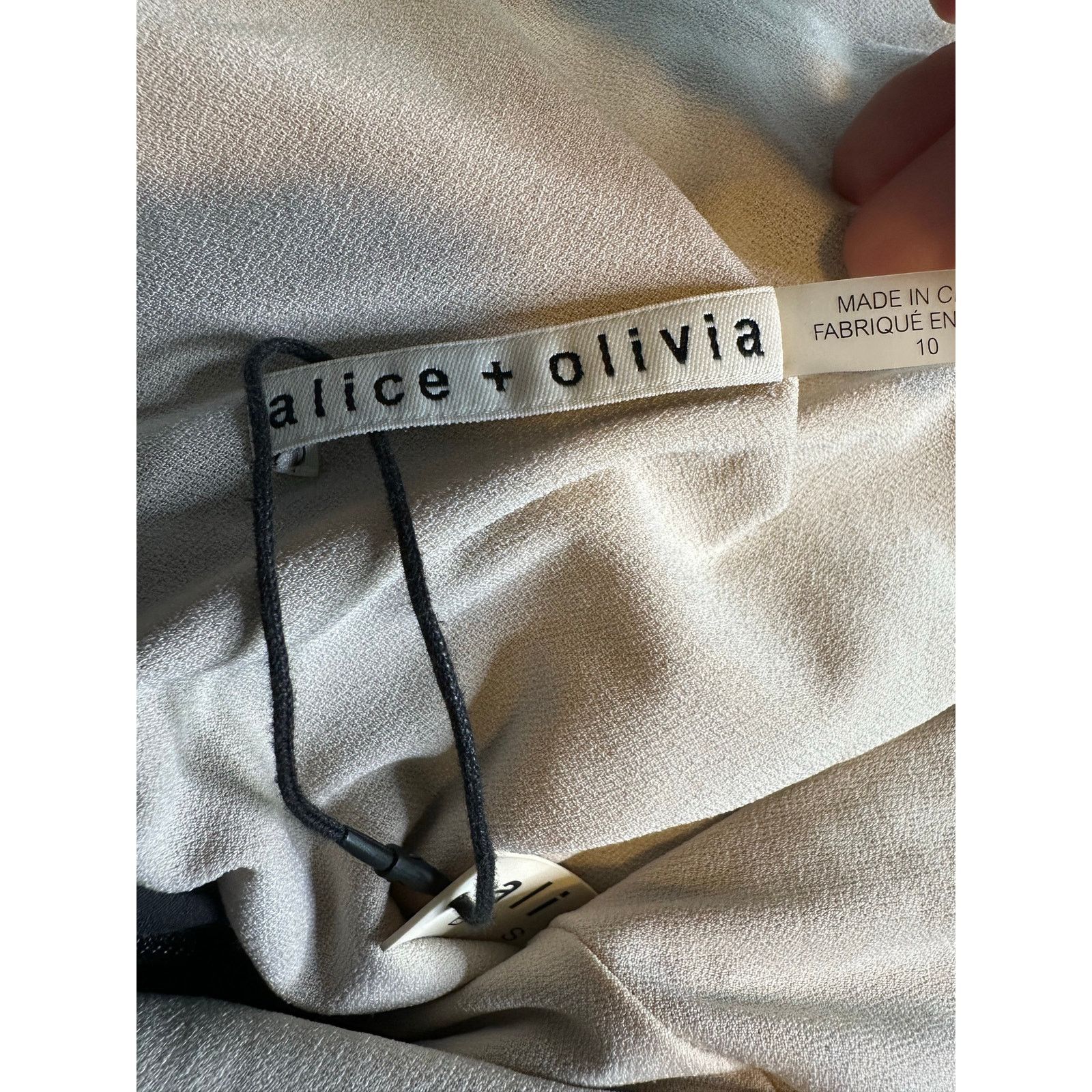 Alice + Olivia Alice + Olivia Mia Black Lace Maxi Dress size 10 Size L / US 10 / IT 46 - 3 Thumbnail