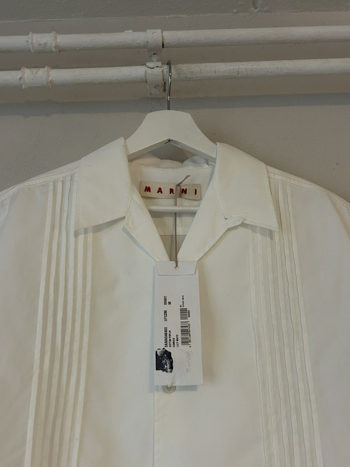 Marni Marni Short-Sleeve Poplin Shirt Size US M / EU 48-50 / 2 - 3 Thumbnail