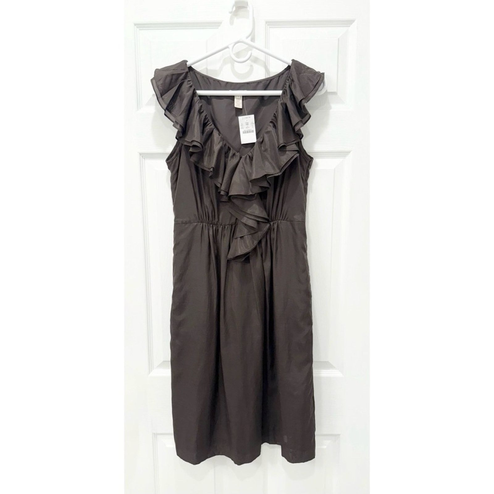 J.Crew J.Crew Ruffled Edelyn Dress 8 Size M / US 6-8 / IT 42-44 - 1 Thumbnail