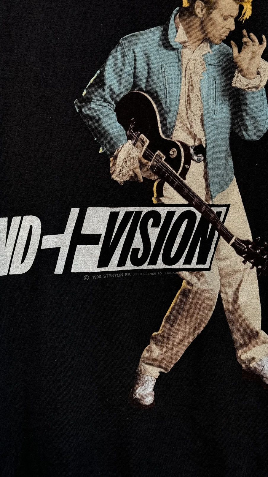 Band Tees × Vintage Vintage 1990 David Bowie Sound Vision Double Tour t-shirt Size US L / EU 52-54 / 3 - 6 Thumbnail