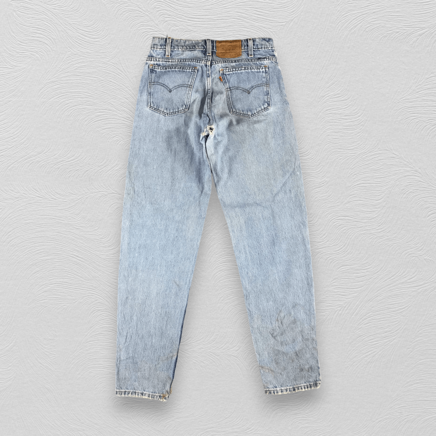 Levi's Vintage Levi's 550 Jeans Distress Orange Tab Denim KJ897 Size US 31 - 2 Thumbnail