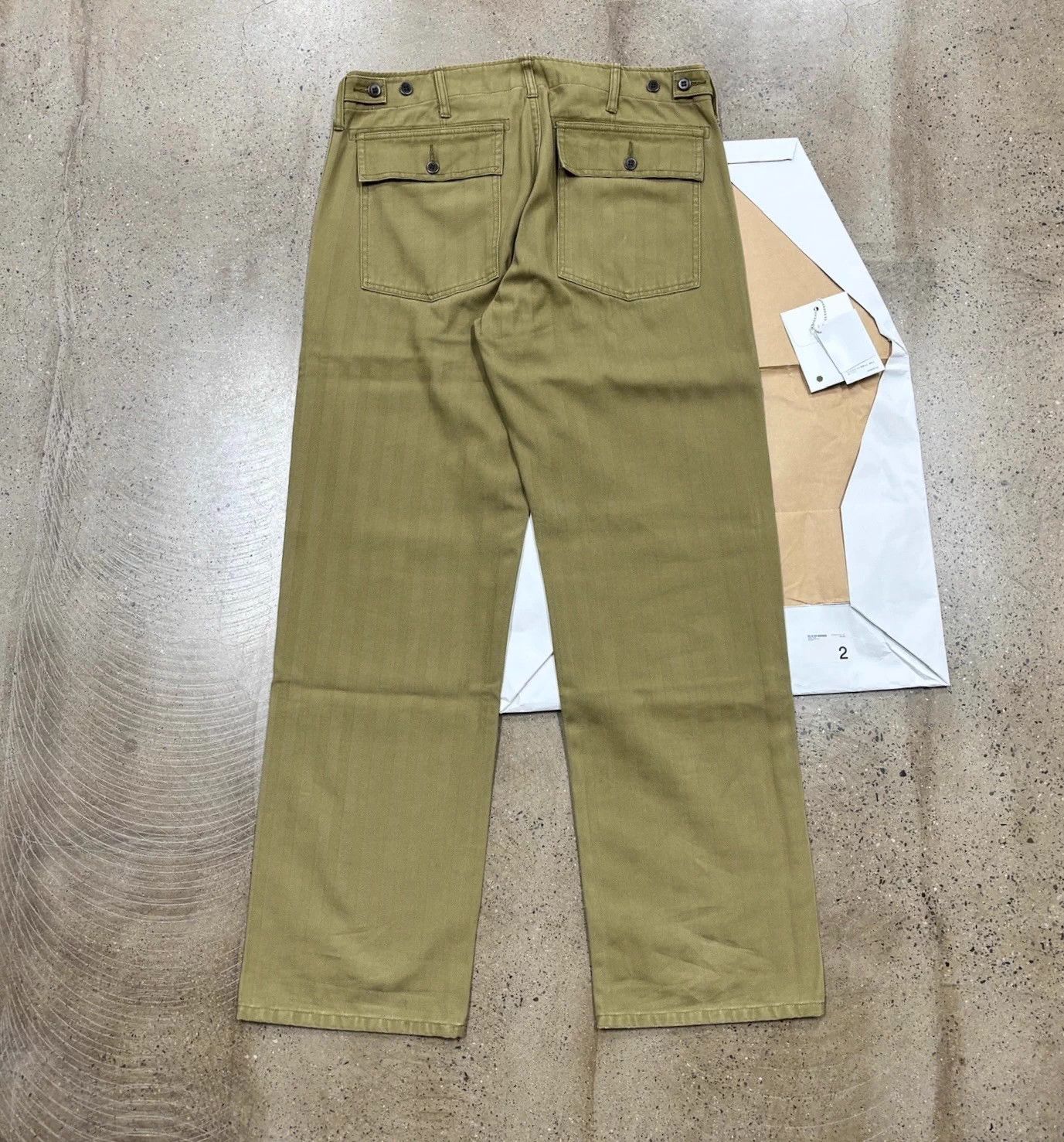 Visvim Visvim 18aw Drill Mil Pants Herringbone New Size 2 Size US 32 / EU 48 - 3 Thumbnail