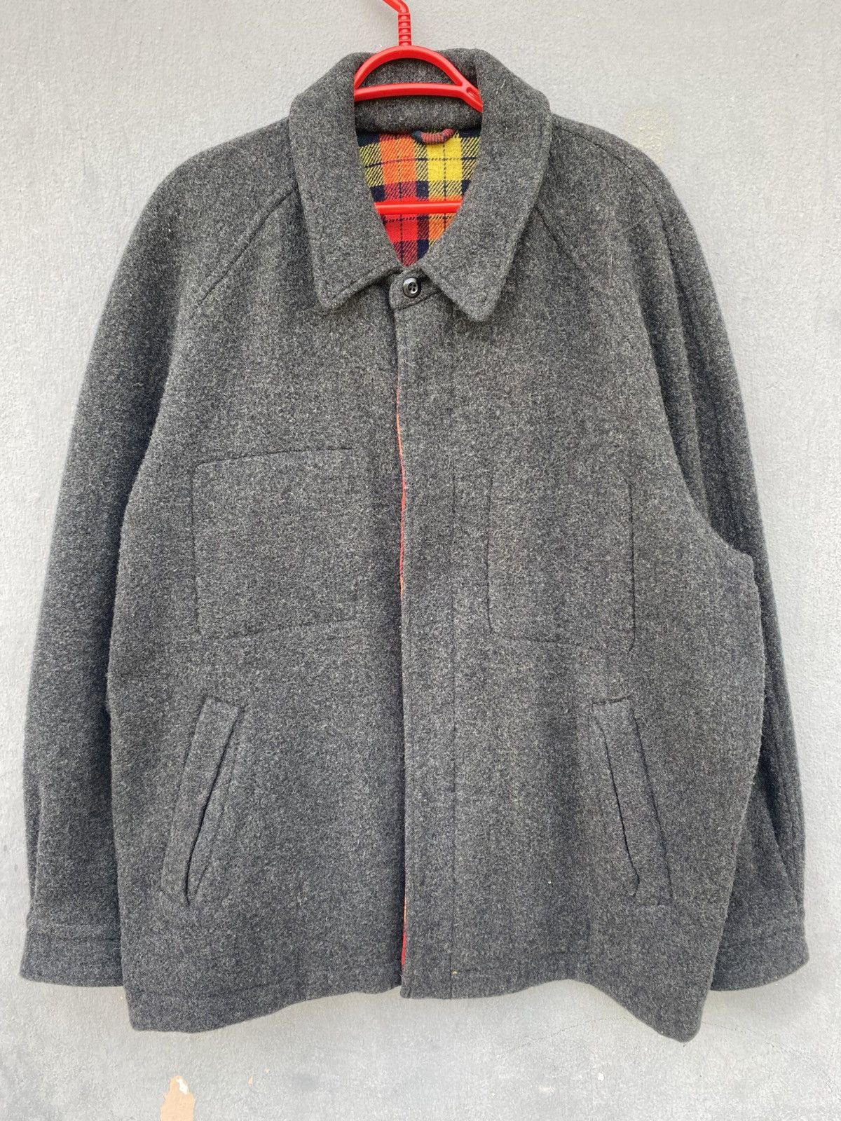 Comme des Garcons Homme 70s CDG HOMME BLOUSOM WOOL MOHAIR BLEND JACKET Size US M / EU 48-50 / 2 - 1 Thumbnail