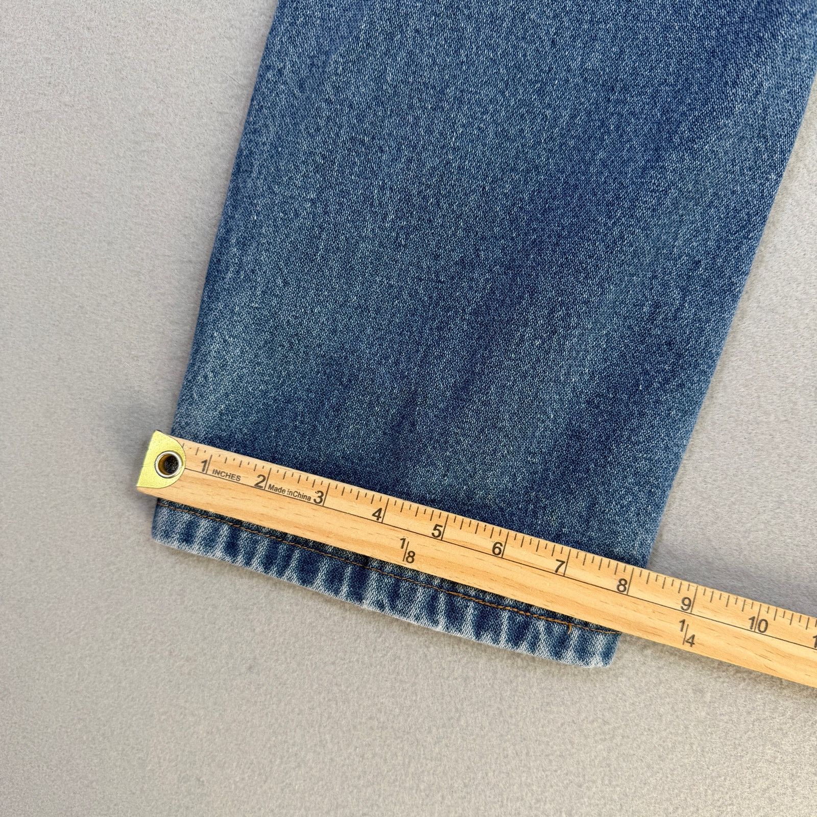 Wrangler Wrangler Slim Fit Cowboy Cut Jeans 33x30 Blue Faded 936PWD Size US 33 - 10 Thumbnail