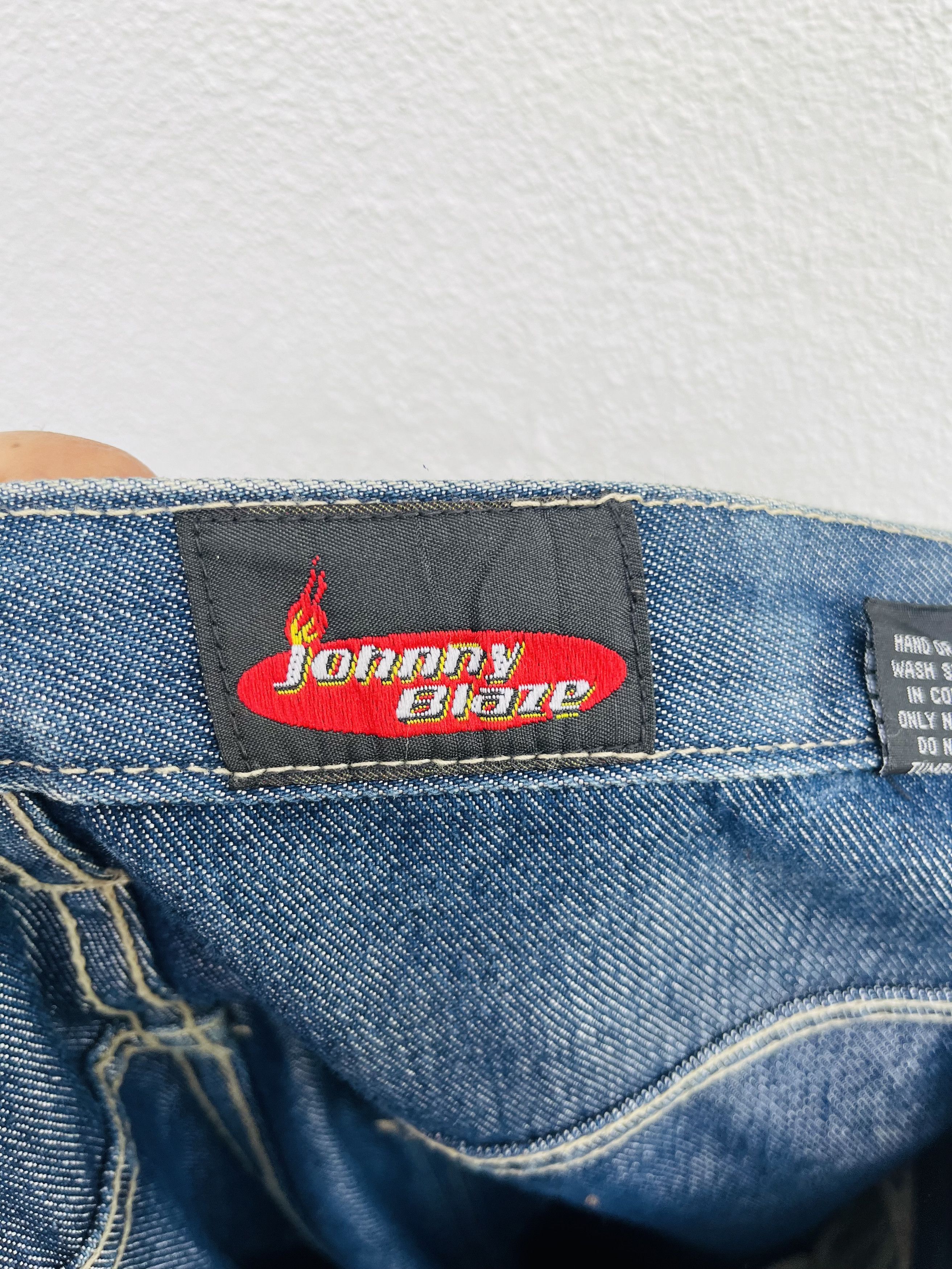Japanese Brand Vintage Johnny Blaze Hip Hop Streetwear Fashion Style Size US 36 / EU 52 - 15 Thumbnail