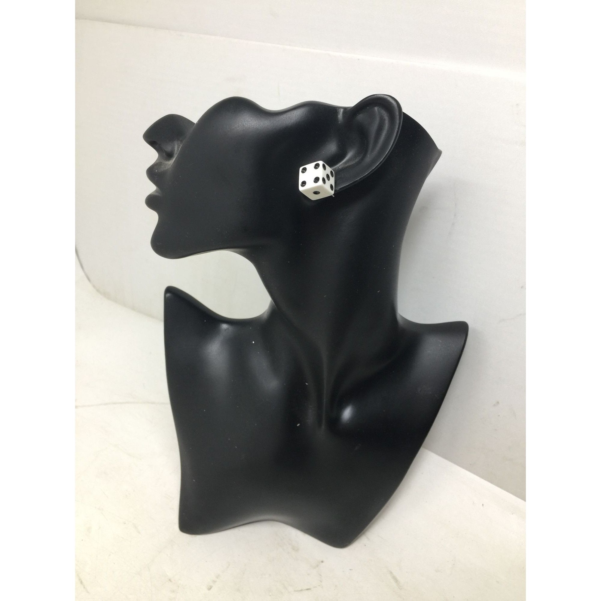 Other Women's Black and White Cube Dice Stud Earrings Size ONE SIZE - 3 Thumbnail
