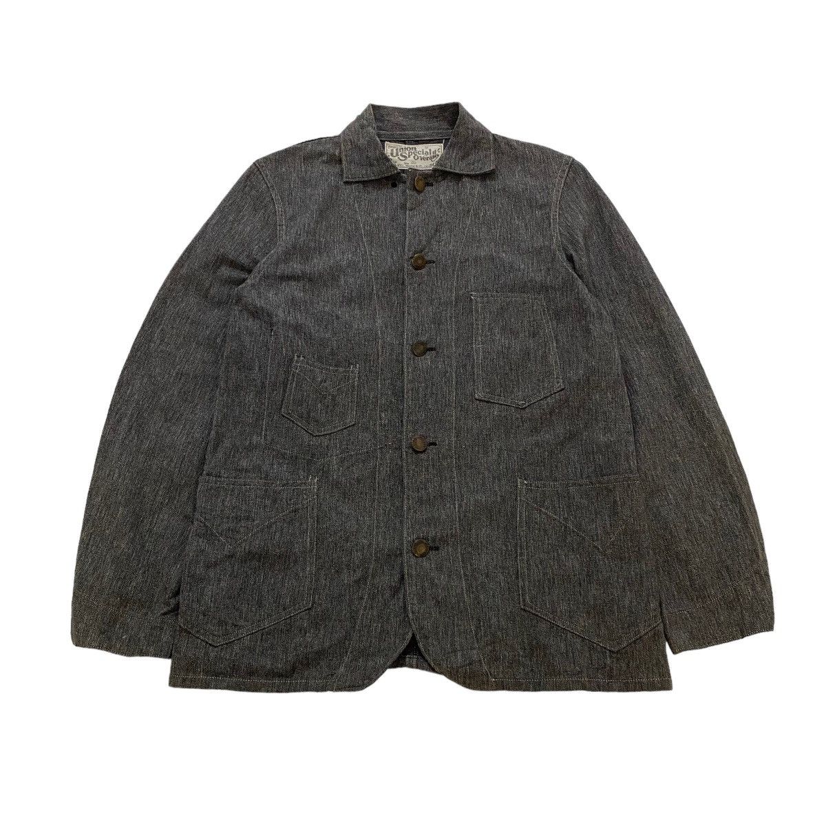 Japanese Brand × Vintage ☀️Vintage Union Special Overall chore style jacket Size US S / EU 44-46 / 1 - 1 Thumbnail