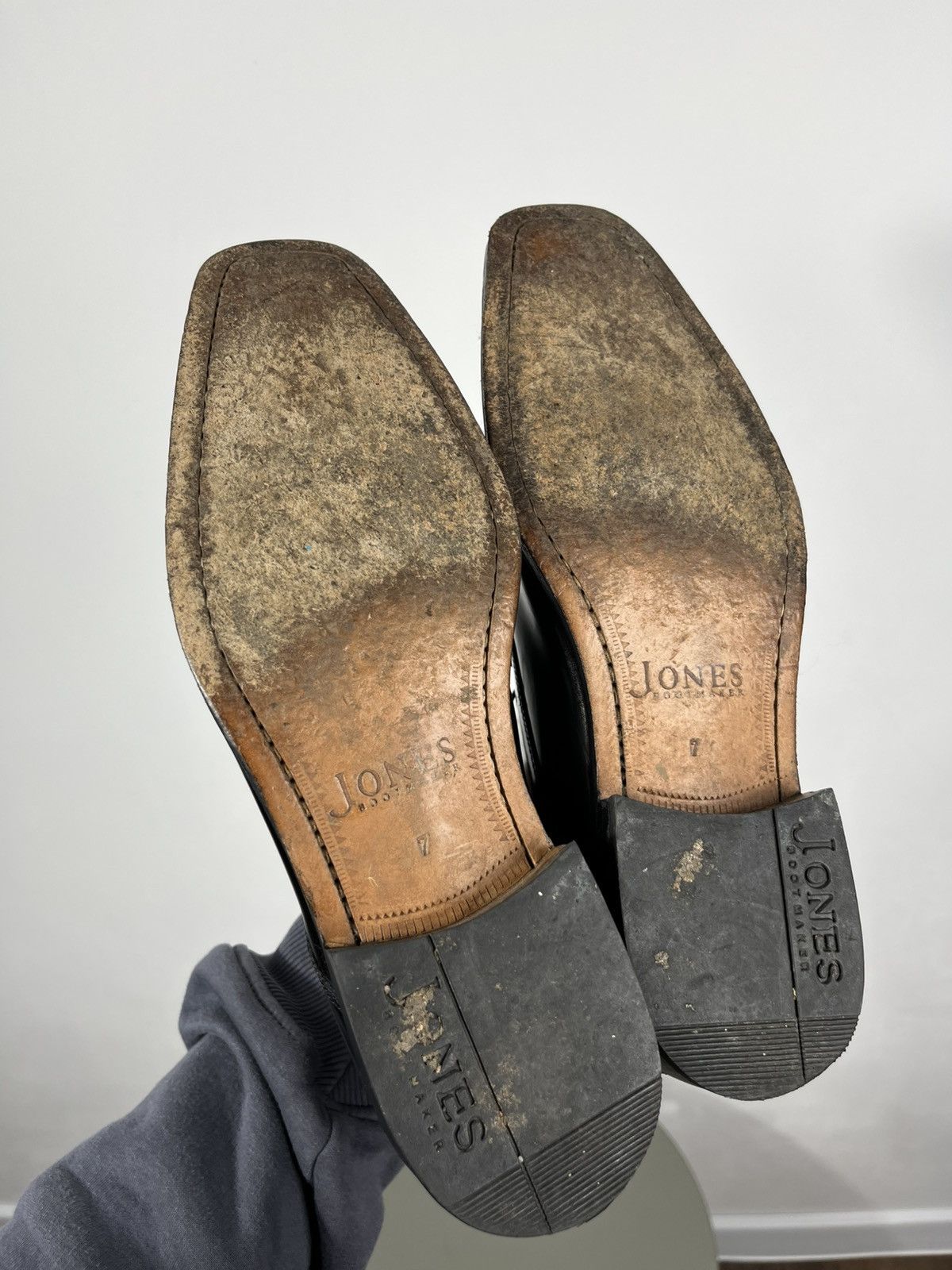 Leather Jones Bootmaker Black Leather Derby US 7 EU 40 Size US 7 / EU 40 - 10 Thumbnail