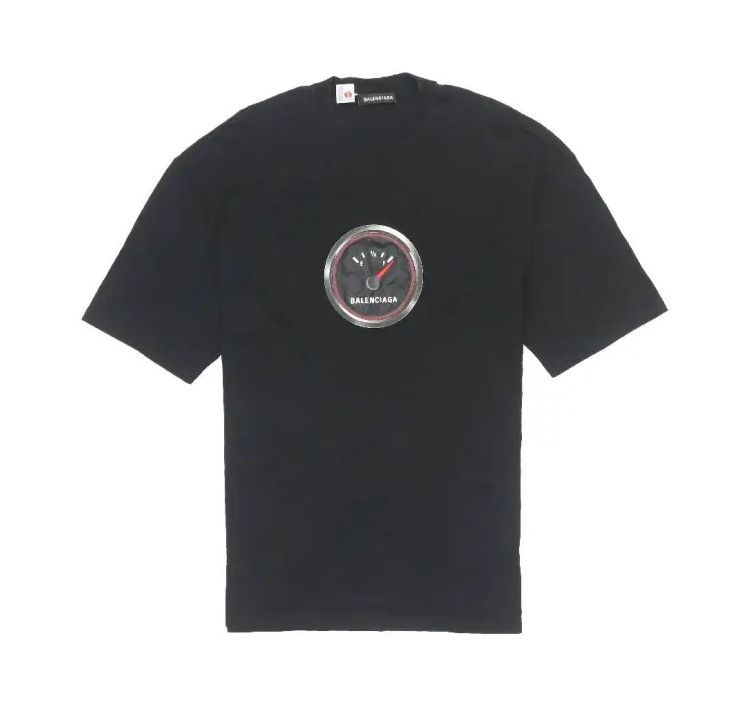 Balenciaga Balenciaga Logo Print Black Short Sleeve T-Shirt Size US M / EU 48-50 / 2 - 1 Thumbnail
