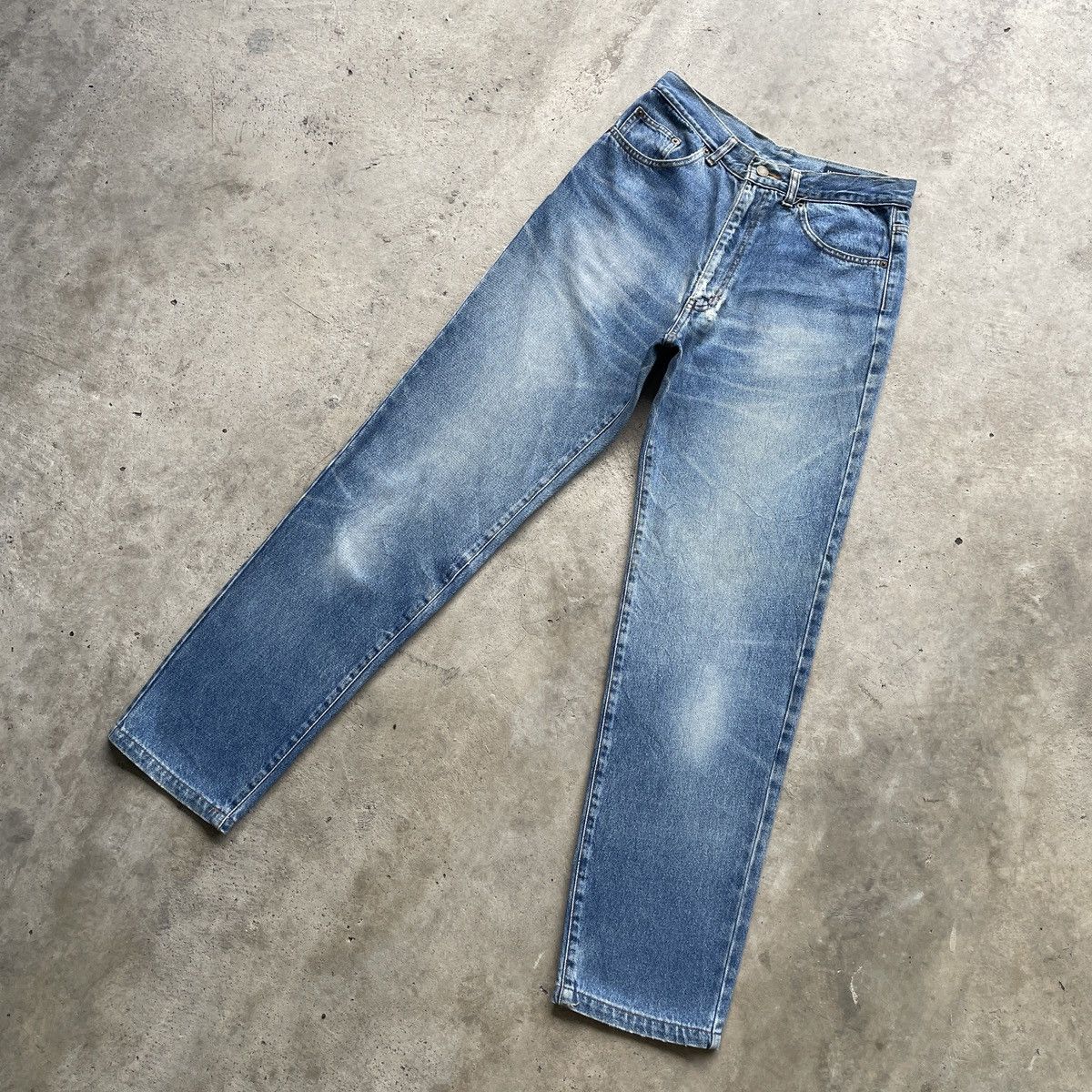 Japanese Brand W29x31.5💥 Vintage Japanese Brand Faded Denim Jeans Pants Size US 29 - 2 Thumbnail