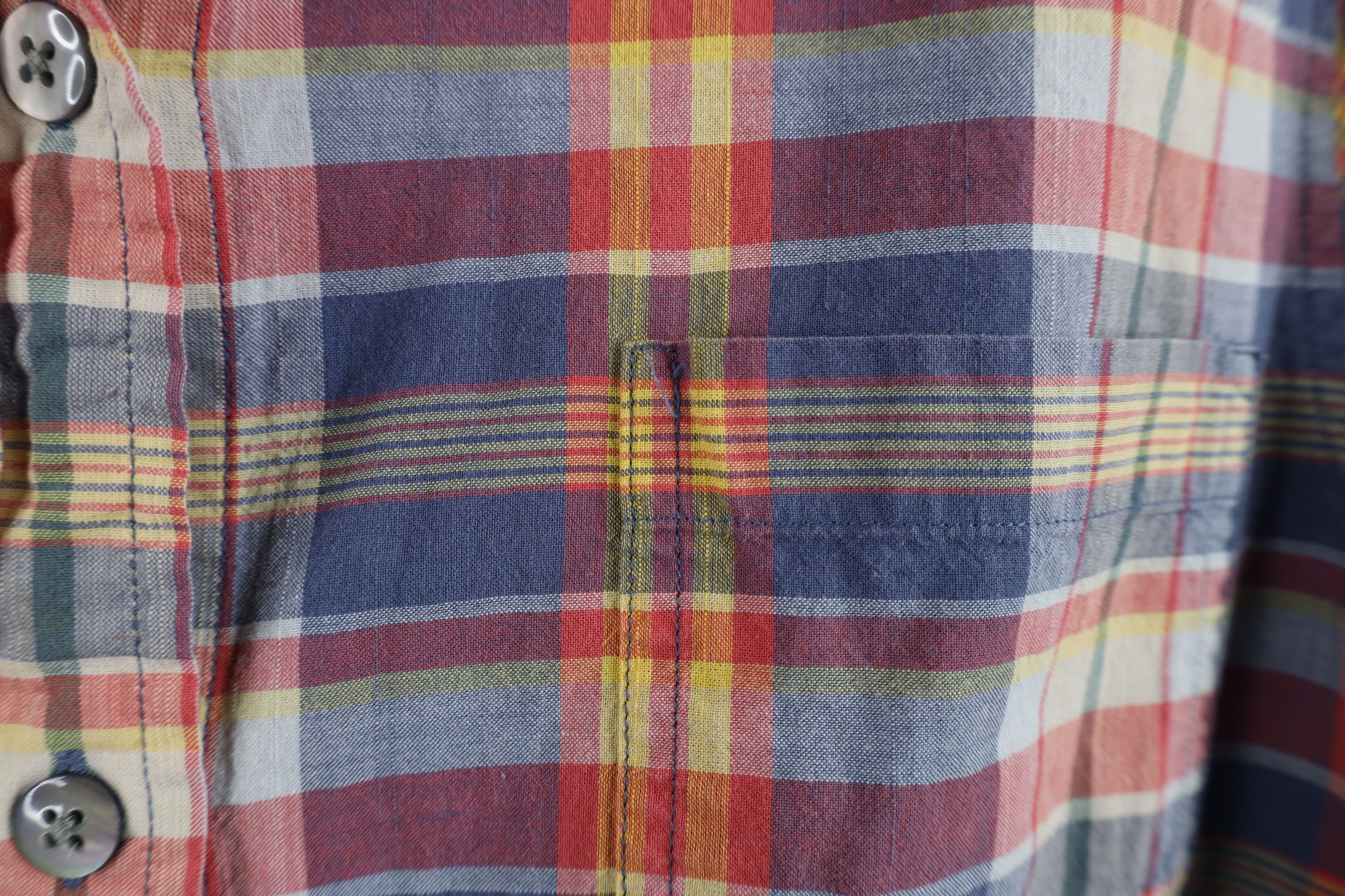 Pendleton × Vintage Vintage Pendleton Lightweight Rainbow Madras Button Shirt Size XL / US 12-14 / IT 48-50 - 5 Thumbnail