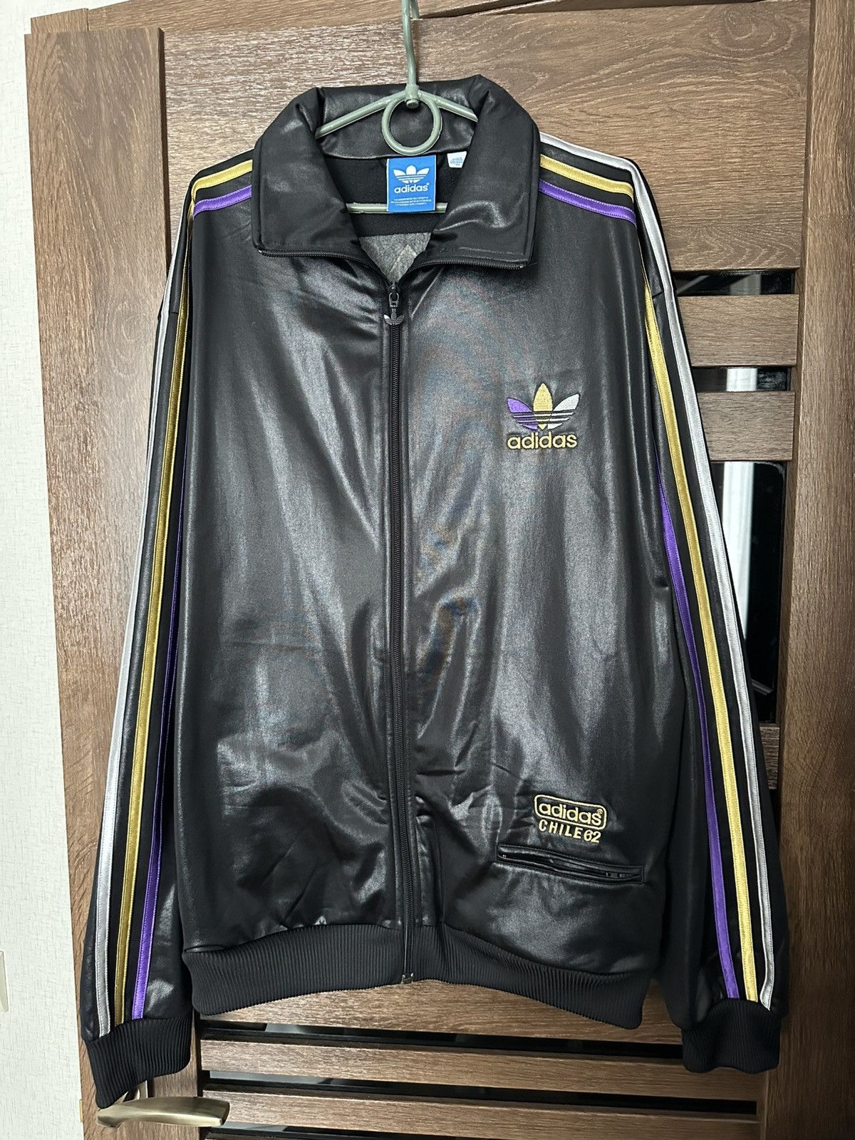 Adidas Adidas Chile 62 Vintage Track Jacket Zip Size US XL / EU 56 / 4 - 4 Thumbnail