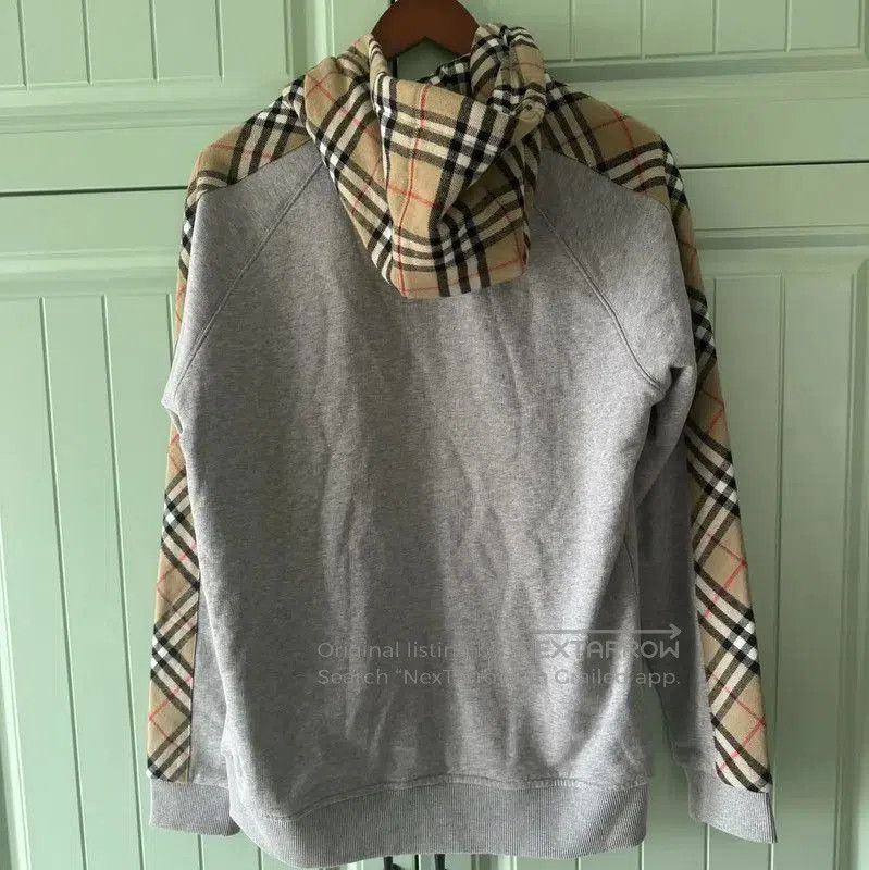 Burberry Burberry Gray Cotton Zip-Up Hoodie for Men. Size US S / EU 44-46 / 1 - 1 Thumbnail