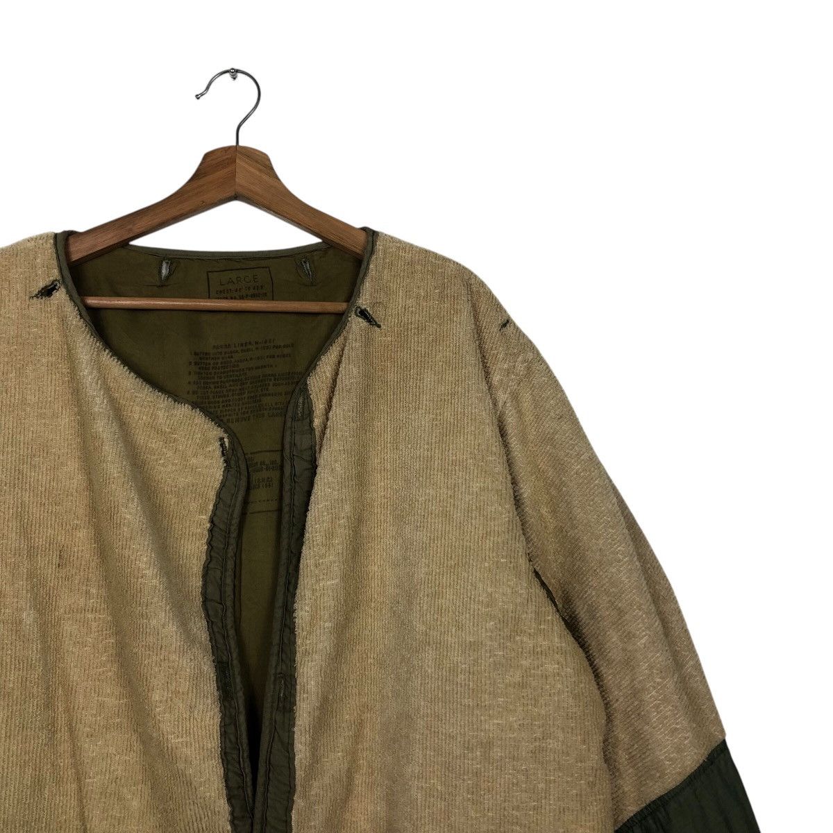 Vintage 📌Vintage Chore Worker Military Jacket Button Size US L / EU 52-54 / 3 - 7 Thumbnail