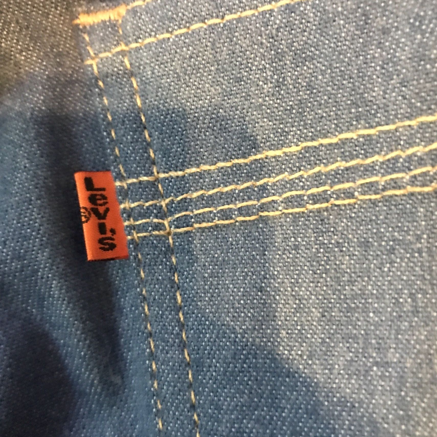 Levi's VINTAGE Levi's 43415 4514 Men's Straight Blue Jeans 33x30 80s Regular Blue Mens Jeans 80s Size US 33 - 4 Thumbnail