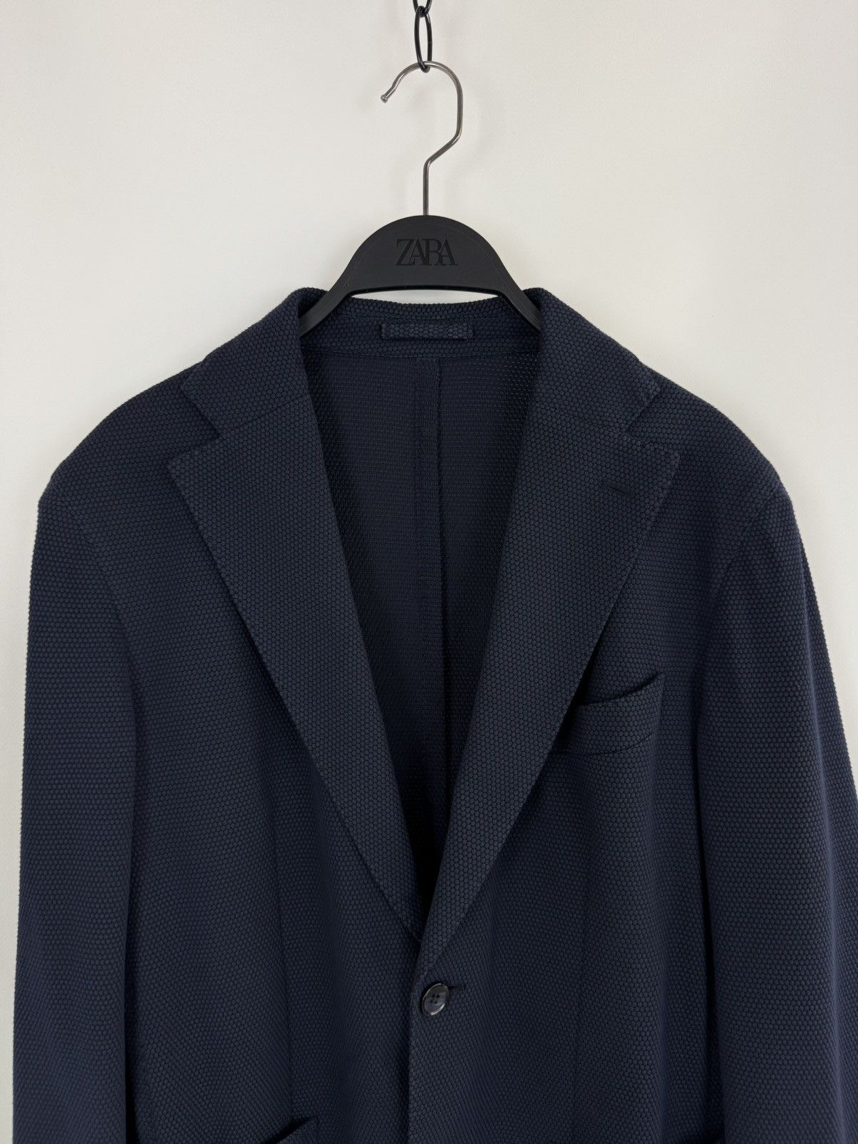 L.B.M. 1911 L.B.M. 1911 Texture Blue Blazer Size 48R - 4 Thumbnail