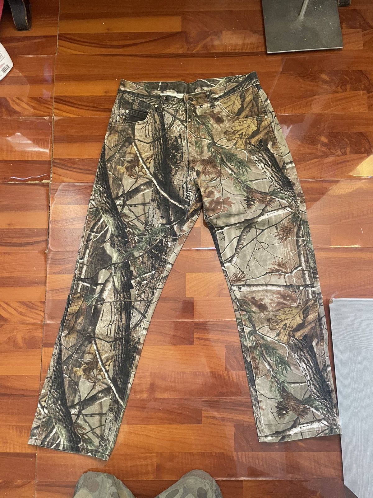 Wrangler Real tree Wrangler jeans faded Size US 32 / EU 48 - 1 Thumbnail
