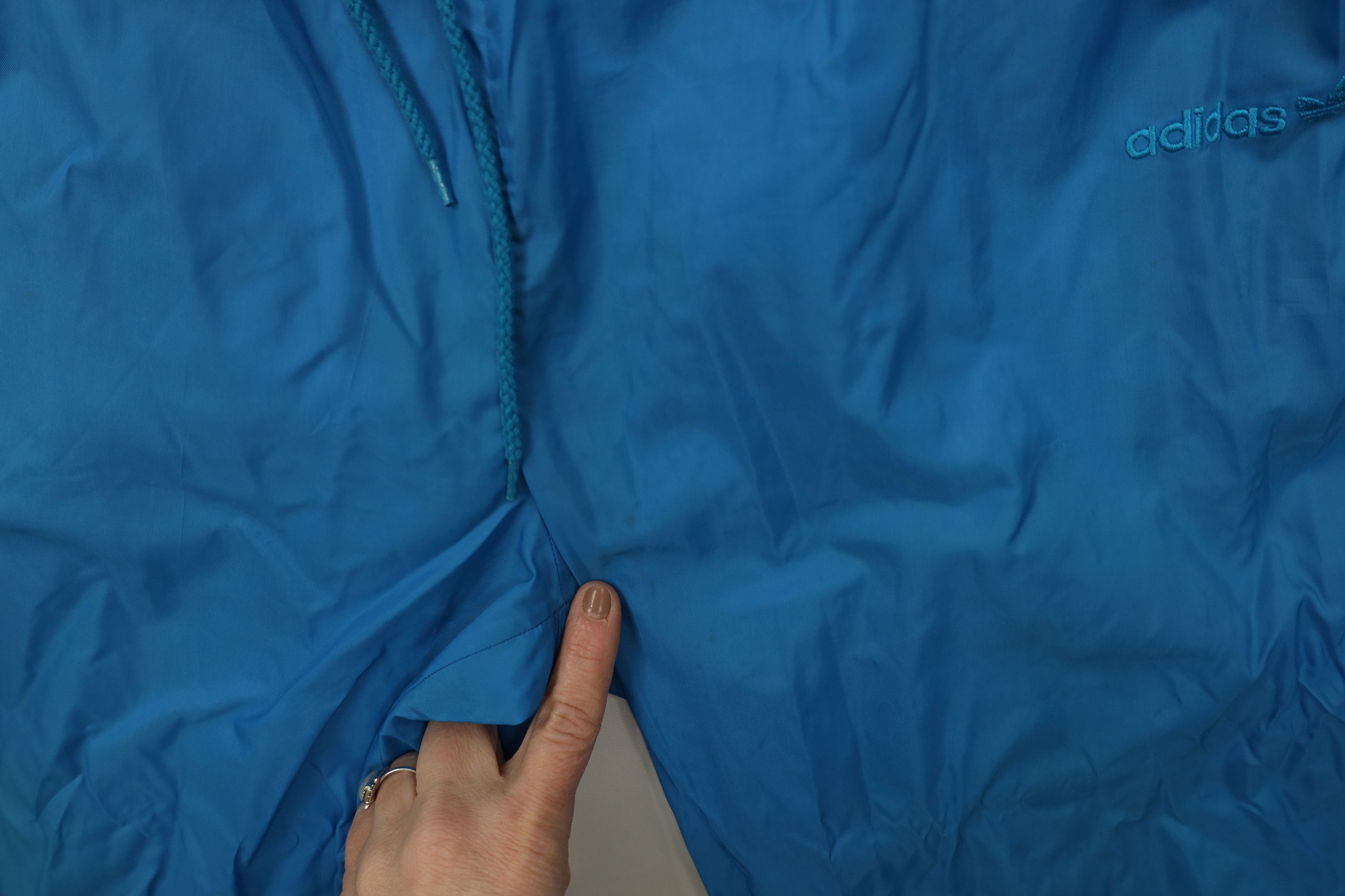 Adidas Vintage 80s 90s Adidas Spell Windbreaker Joggers Pants Blue Size US 34 / EU 50 - 8 Thumbnail