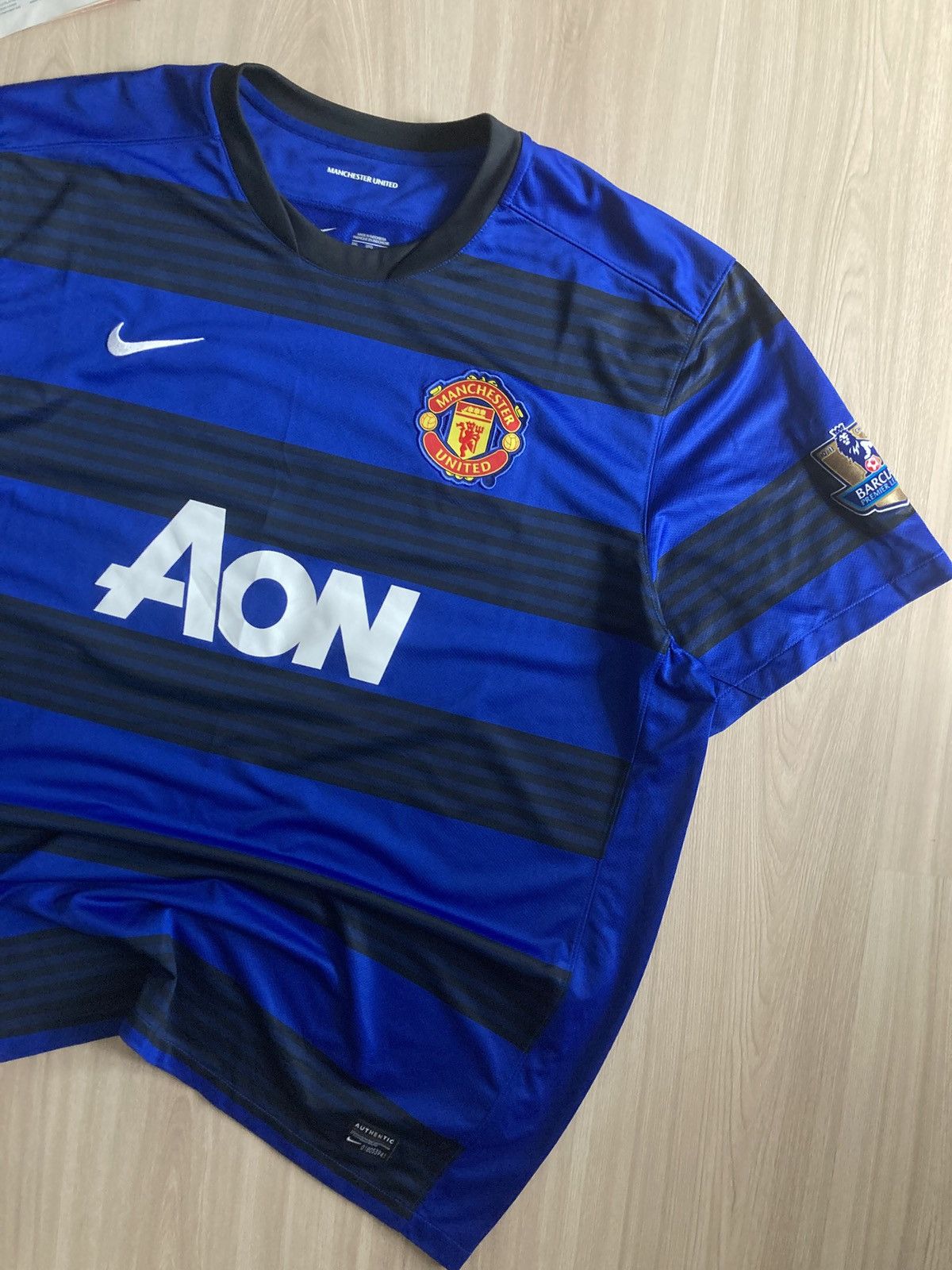 Nike Vintage Nike Dri Fit Manchester United Jersey AW2010/11 Size US XXL / EU 58 / 5 - 5 Thumbnail