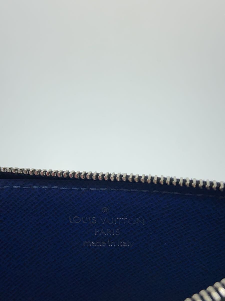 Louis Vuitton Louis Vuitton Taigarama Coin Card Holder Navy Blue Size ONE SIZE - 3 Thumbnail