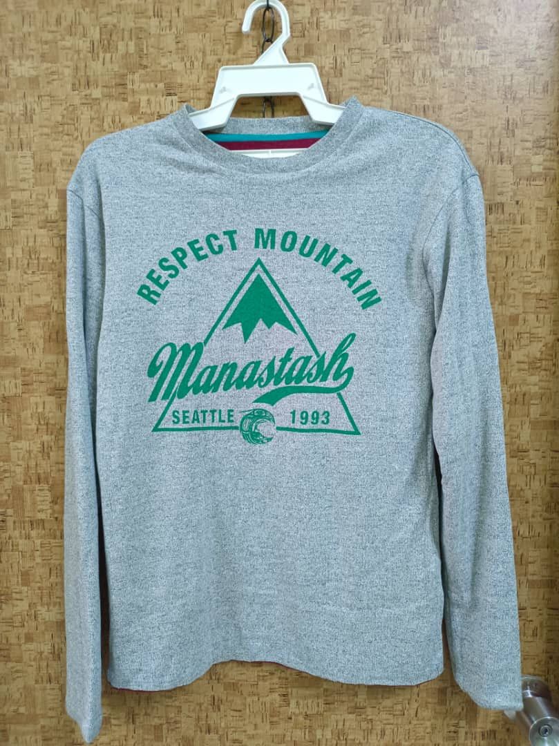 Manastash Rare Vintage MANASTASH Reversible LS Tee Shirt Size US S / EU 44-46 / 1 - 1 Thumbnail