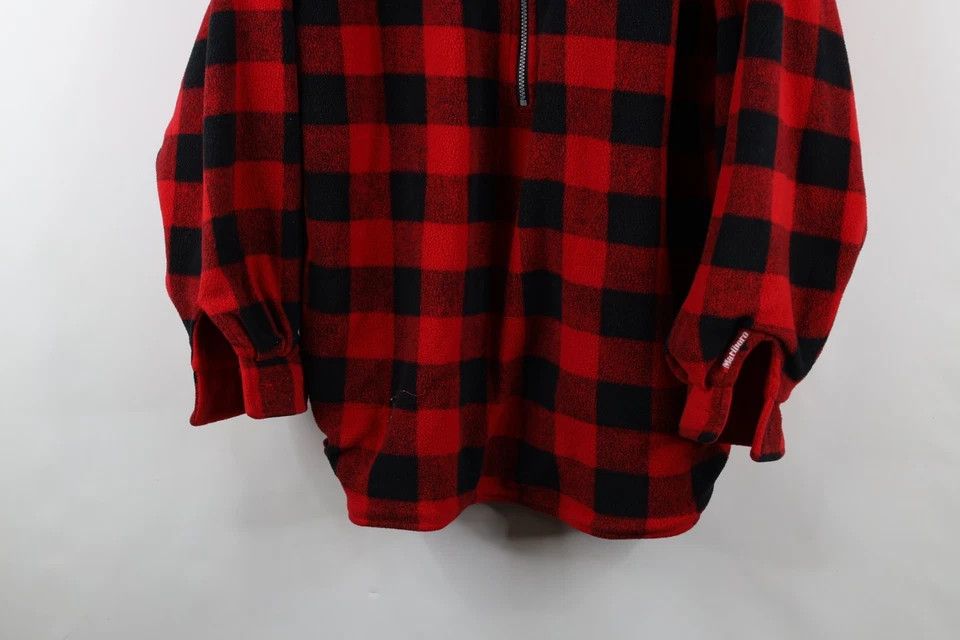 Marlboro × Vintage Vintage 90s Marlboro Spell Out Reversible Fleece Sweater Red Size US XL / EU 56 / 4 - 14 Thumbnail